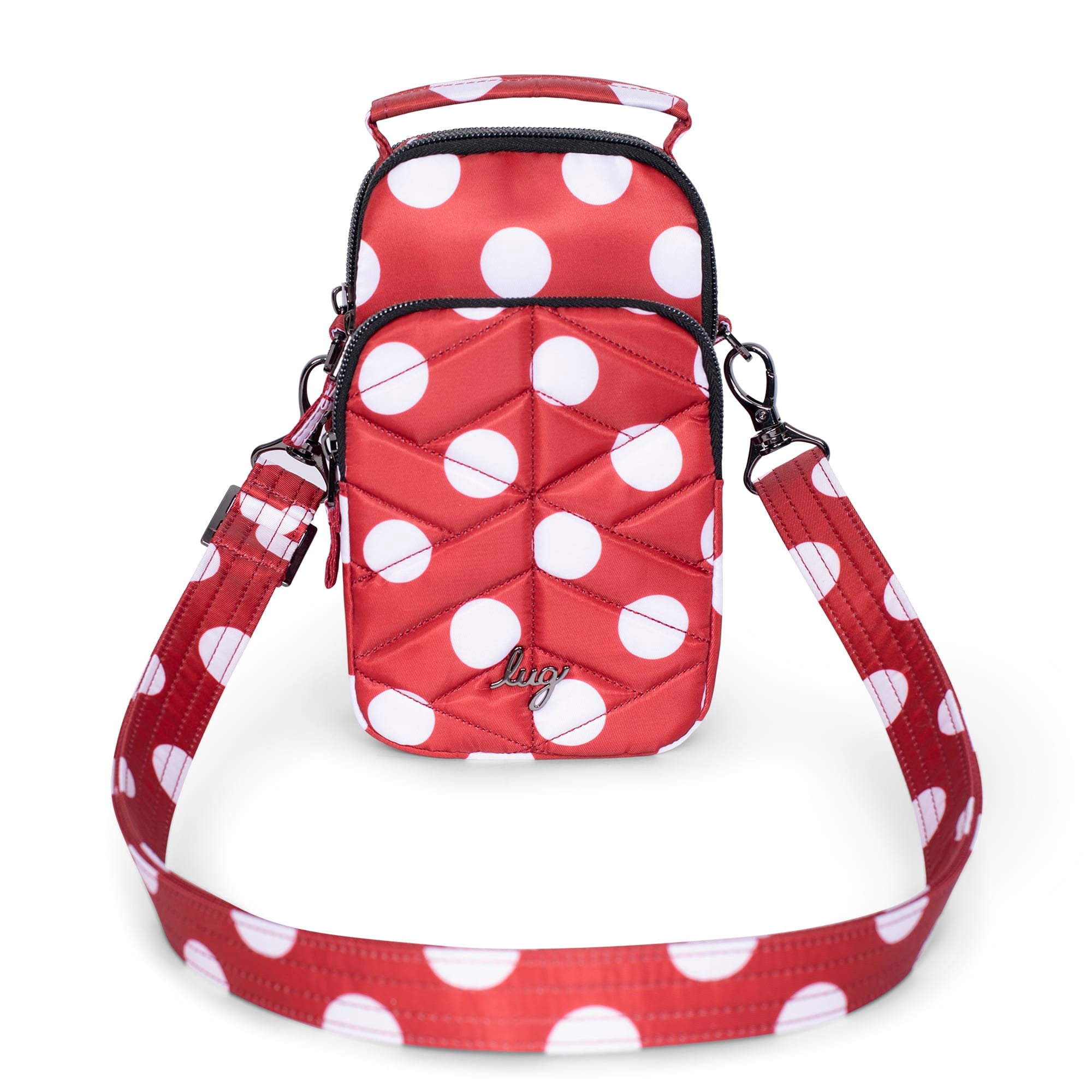 Skeeter Mini 2 Convertible Crossbody - CRIMSON LARGE DOT - SkeeterMini_CrimsonLgDot_01