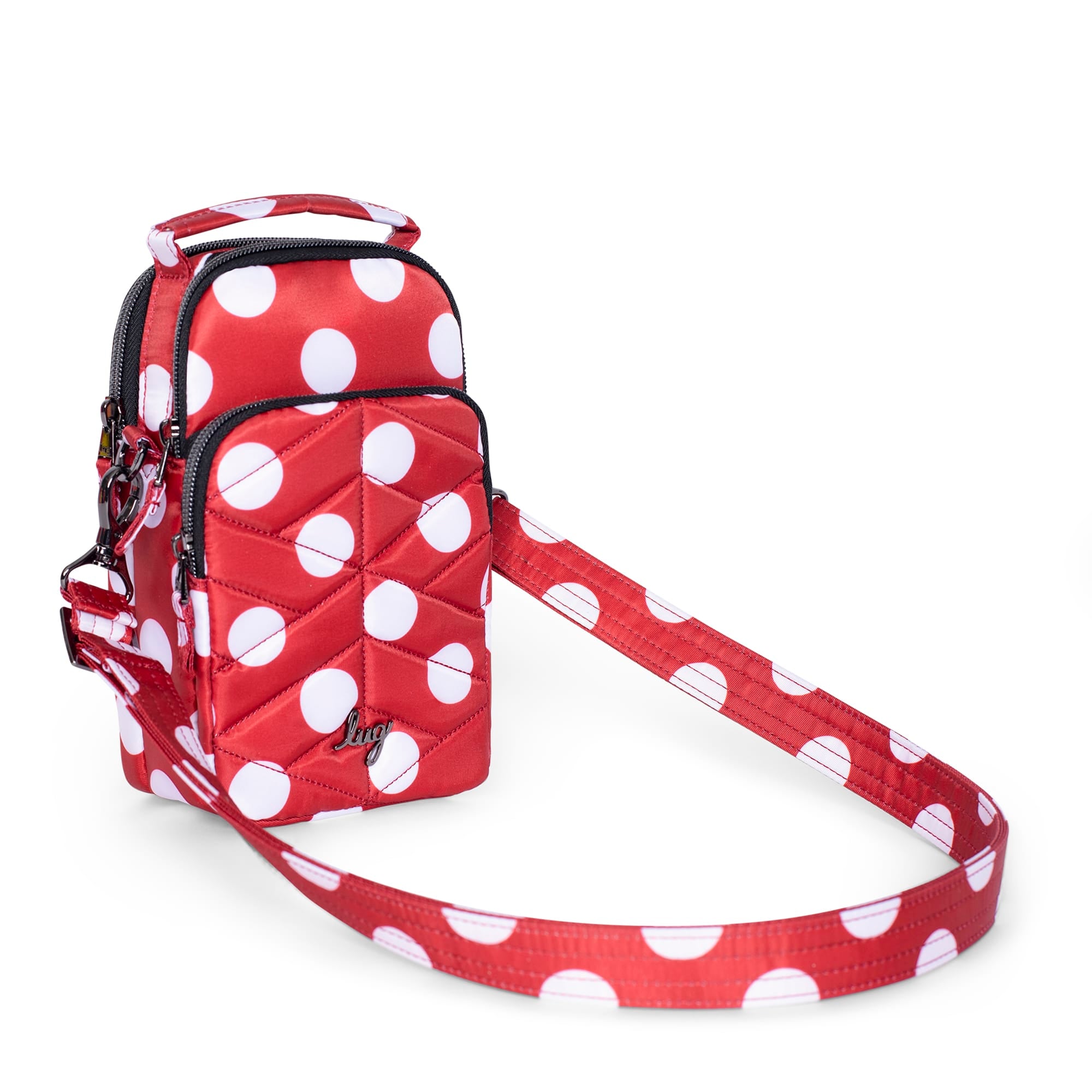 Skeeter Mini 2 Convertible Crossbody - CRIMSON LARGE DOT - SkeeterMini_CrimsonLgDot_02