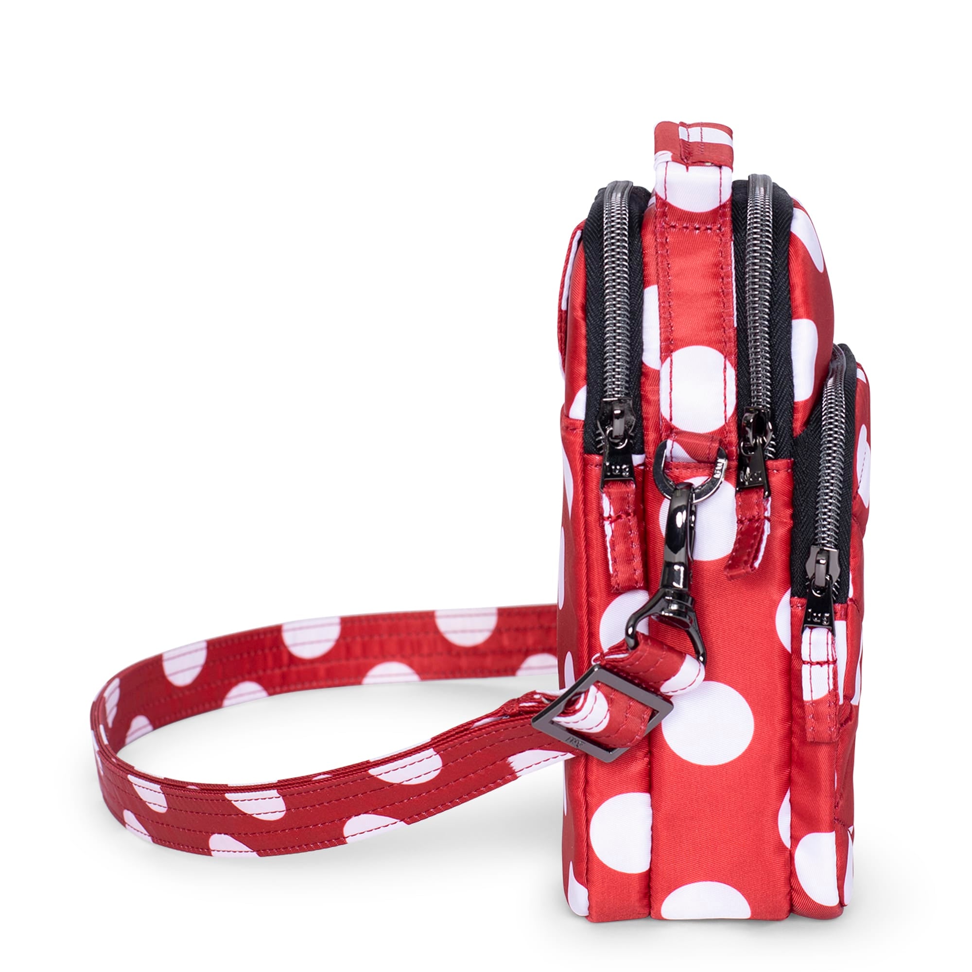 Skeeter Mini 2 Convertible Crossbody - CRIMSON LARGE DOT - SkeeterMini_CrimsonLgDot_03
