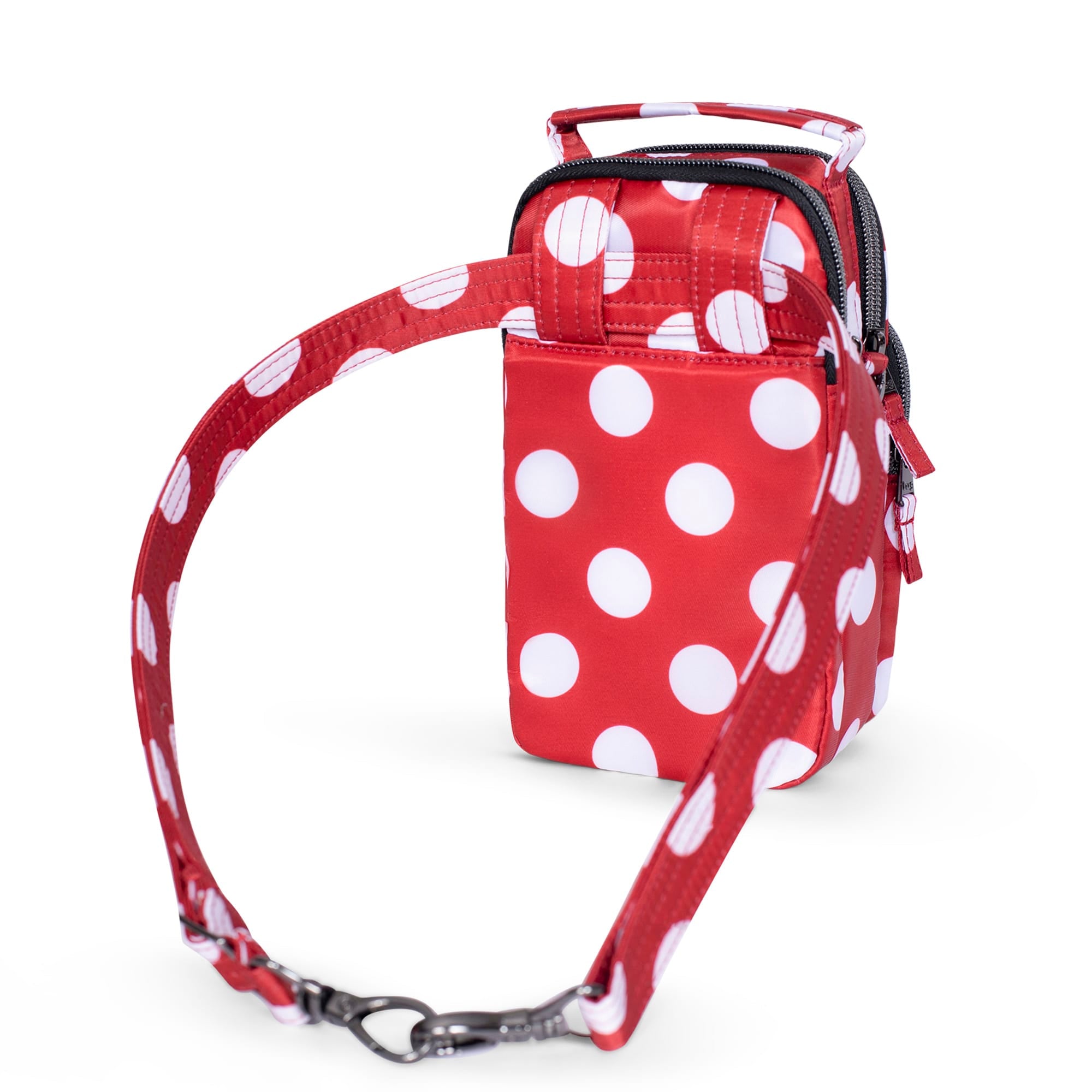 Skeeter Mini 2 Convertible Crossbody - CRIMSON LARGE DOT - SkeeterMini_CrimsonLgDot_04
