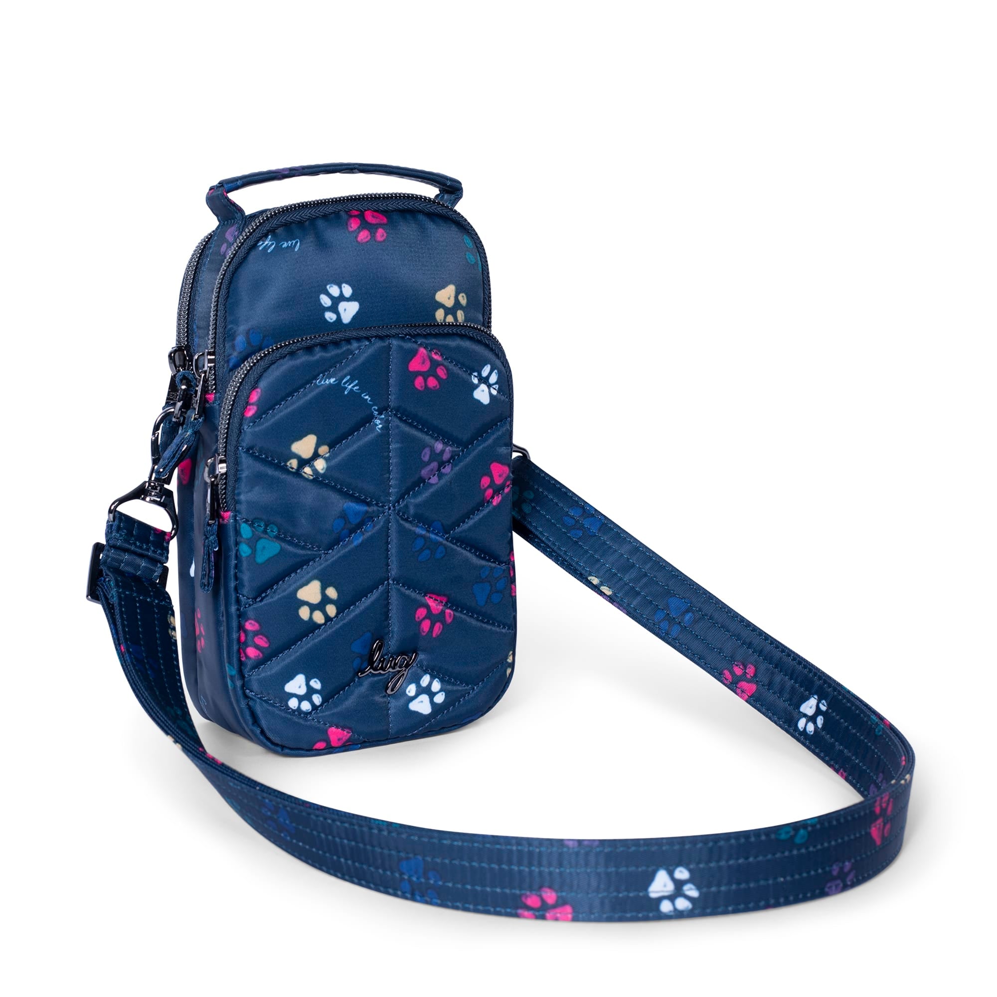Skeeter Mini 2 Convertible Crossbody - PAWS NAVY - SkeeterMini_PawsNavy_02