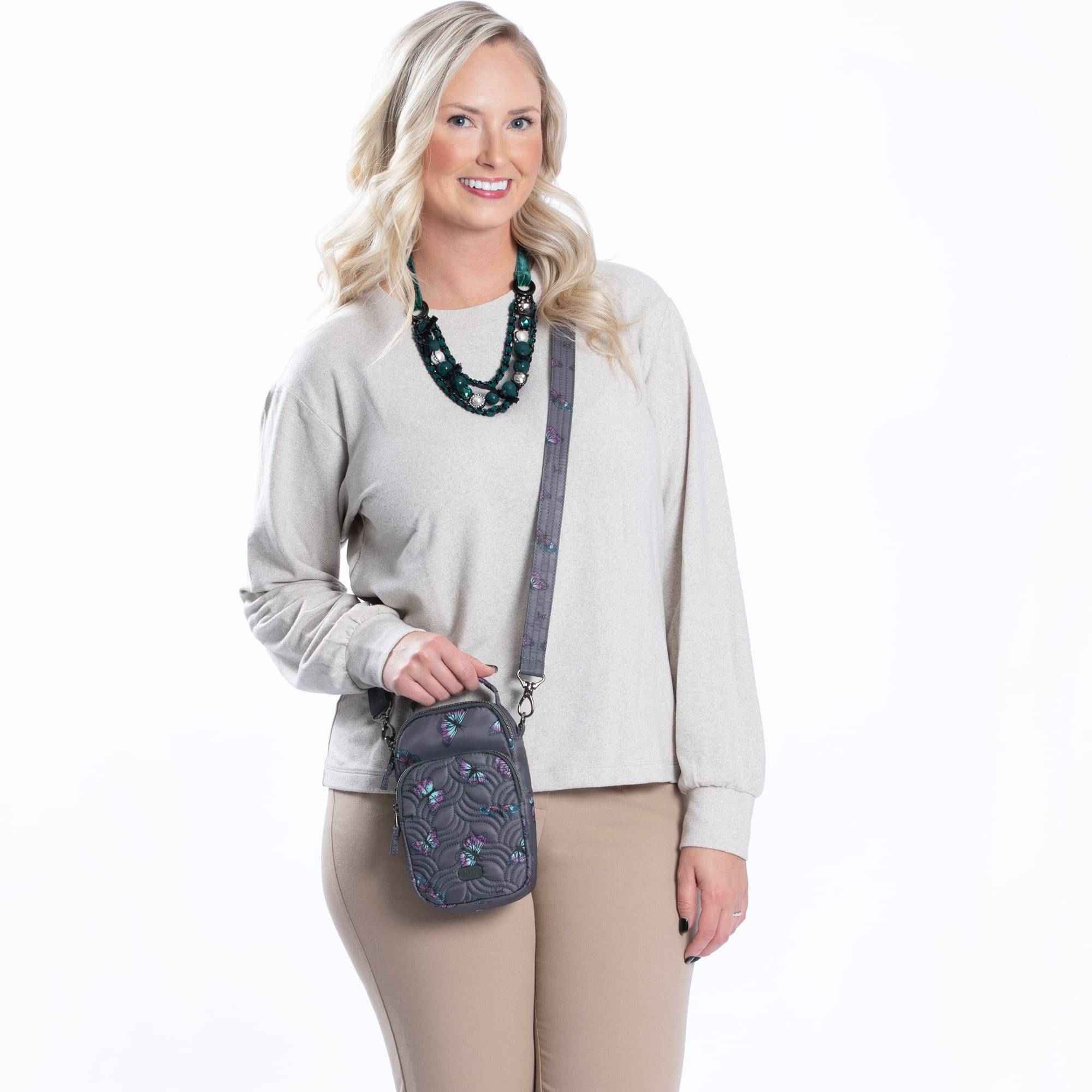 Skeeter Mini Convertible Crossbody - - Skeeter_BuffaloCheckRed_01