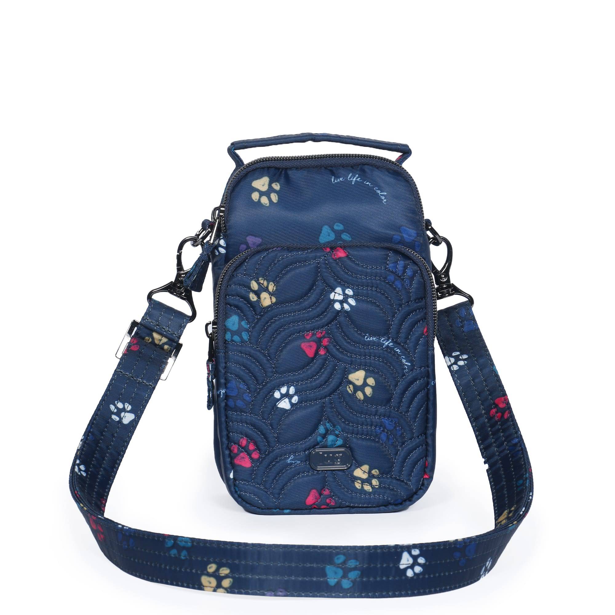Skeeter Mini Convertible Crossbody - PAWS NAVY - Skeeter_PawsNavy_01