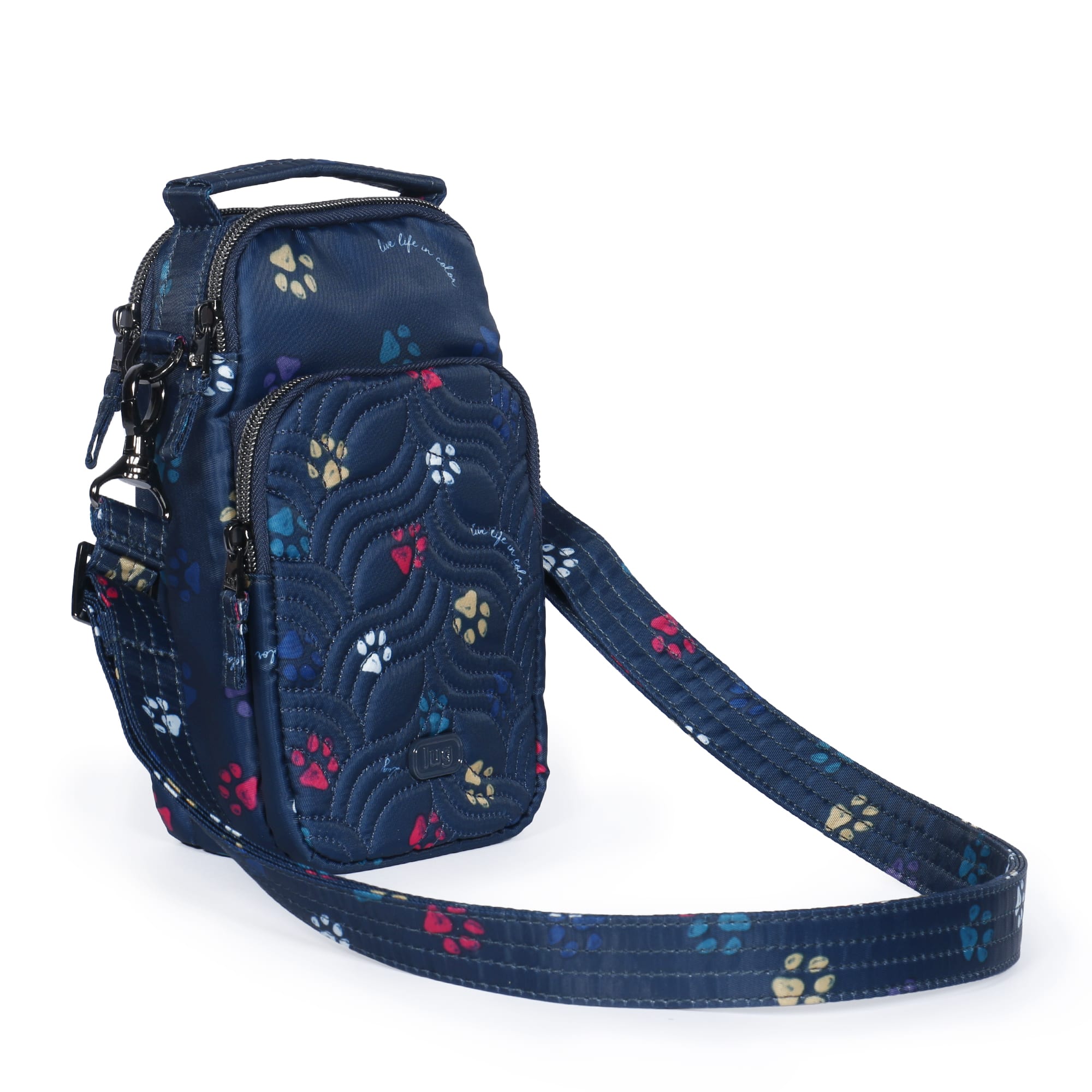 Skeeter Mini Convertible Crossbody - PAWS NAVY - Skeeter_PawsNavy_02