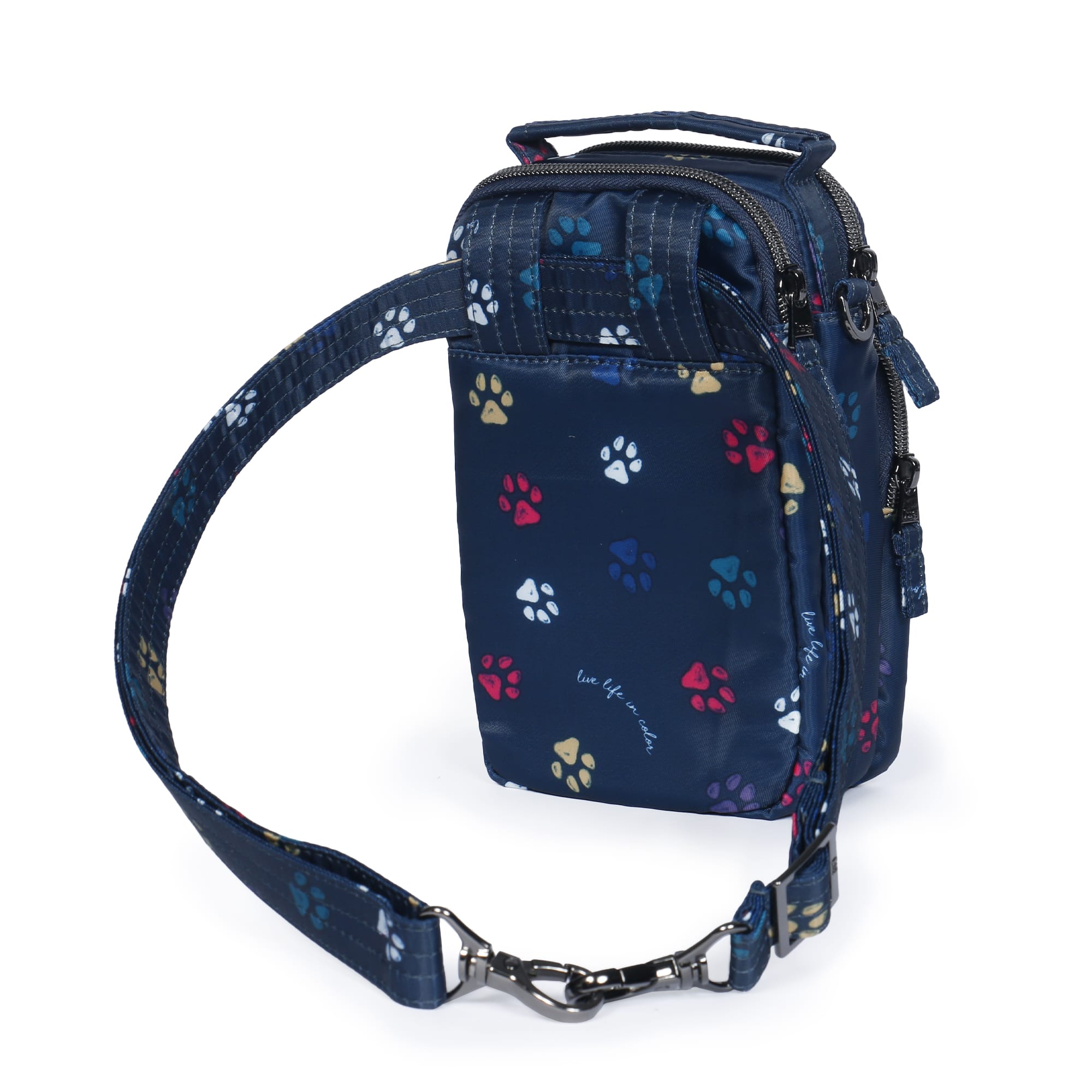 Skeeter Mini Convertible Crossbody - PAWS NAVY - Skeeter_PawsNavy_04