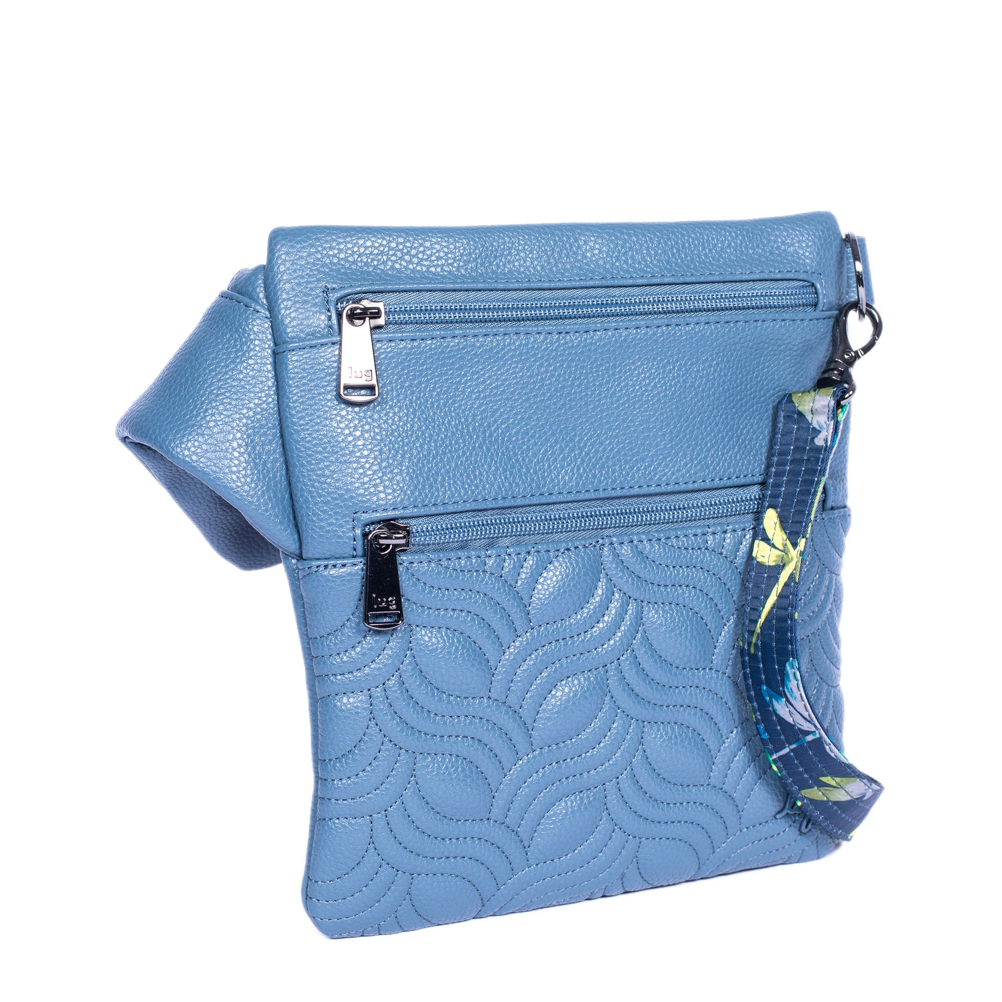 Skipper Classic VL Crossbody Bag - SLATE BLUE - SkipperVL_SlateBlueDragonflyNavyStrap_02