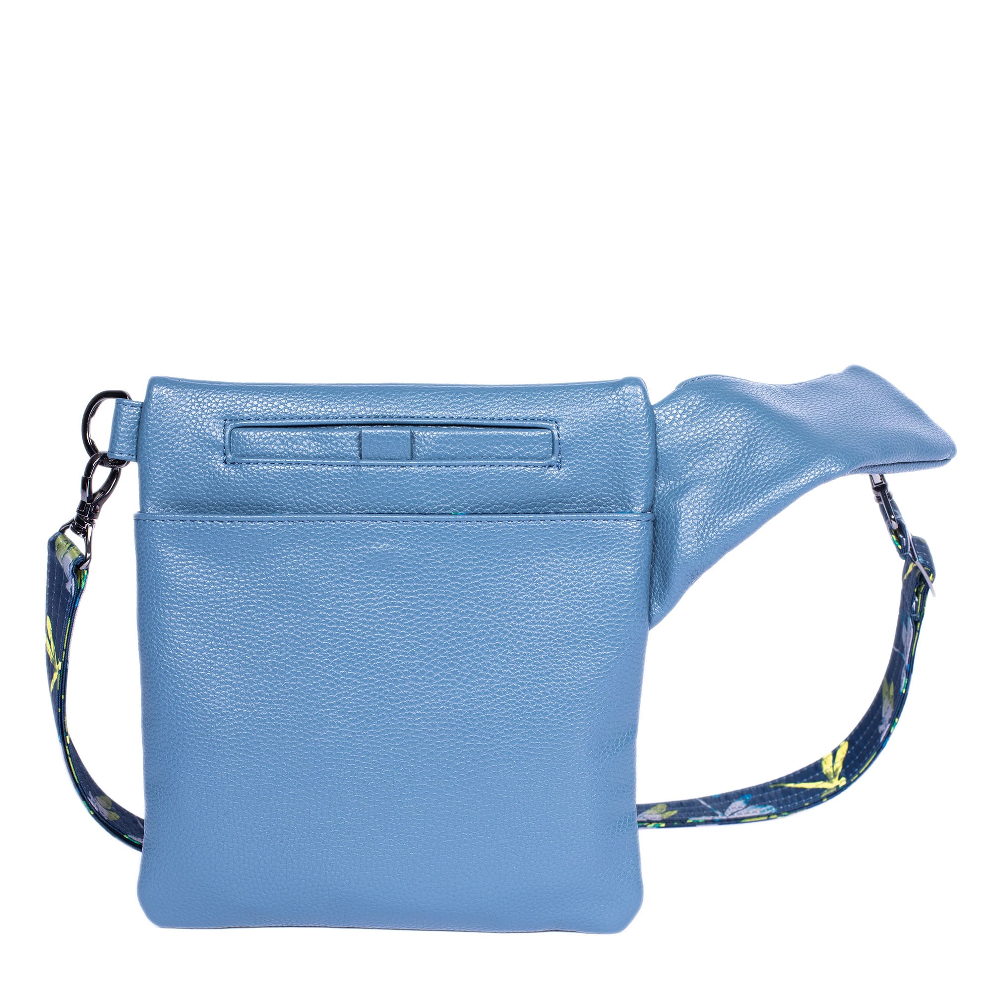 Skipper Classic VL Crossbody Bag - SLATE BLUE - SkipperVL_SlateBlueDragonflyNavyStrap_04