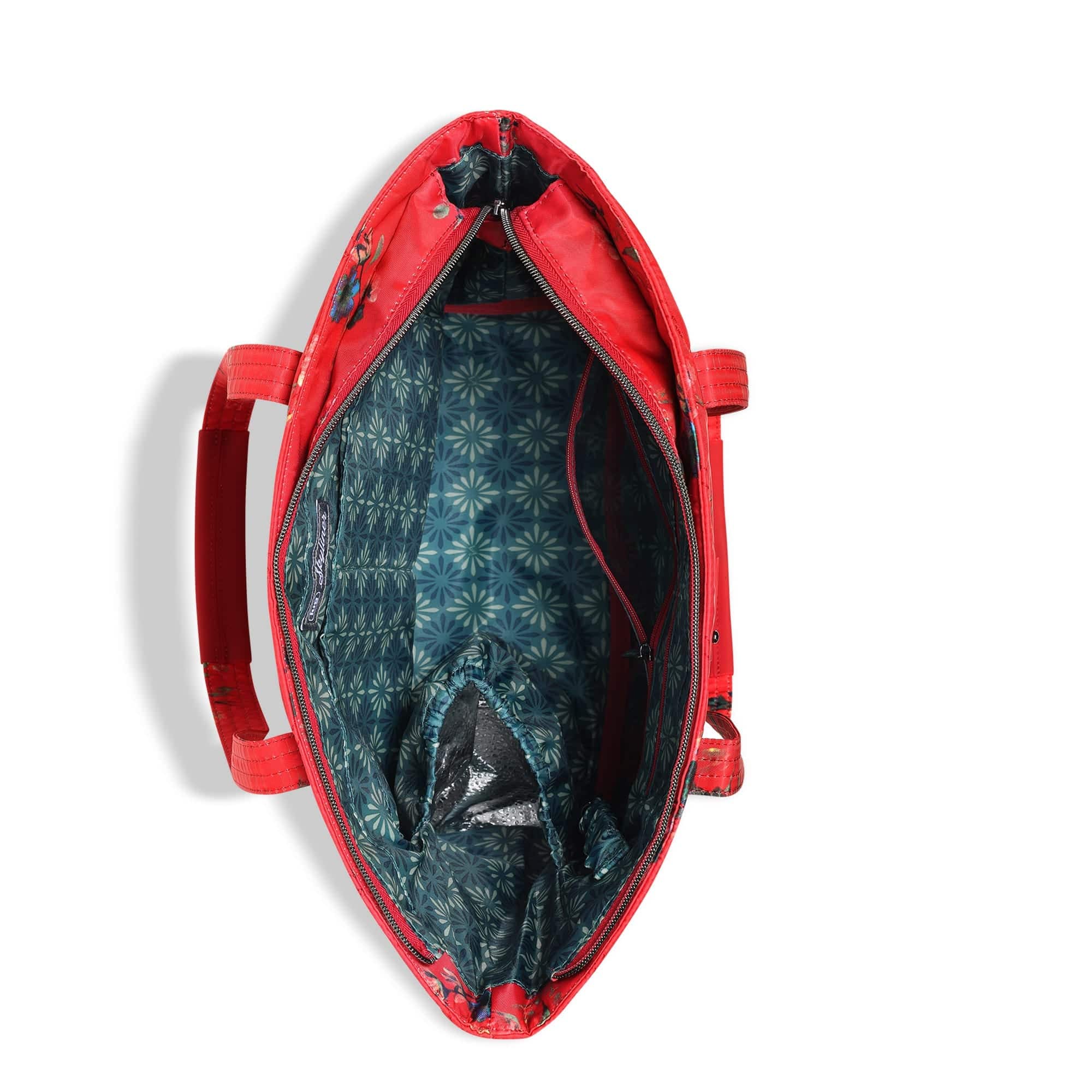 Skyliner Tote Bag - BOUQUET RED - Skyliner_BouquetRed_05
