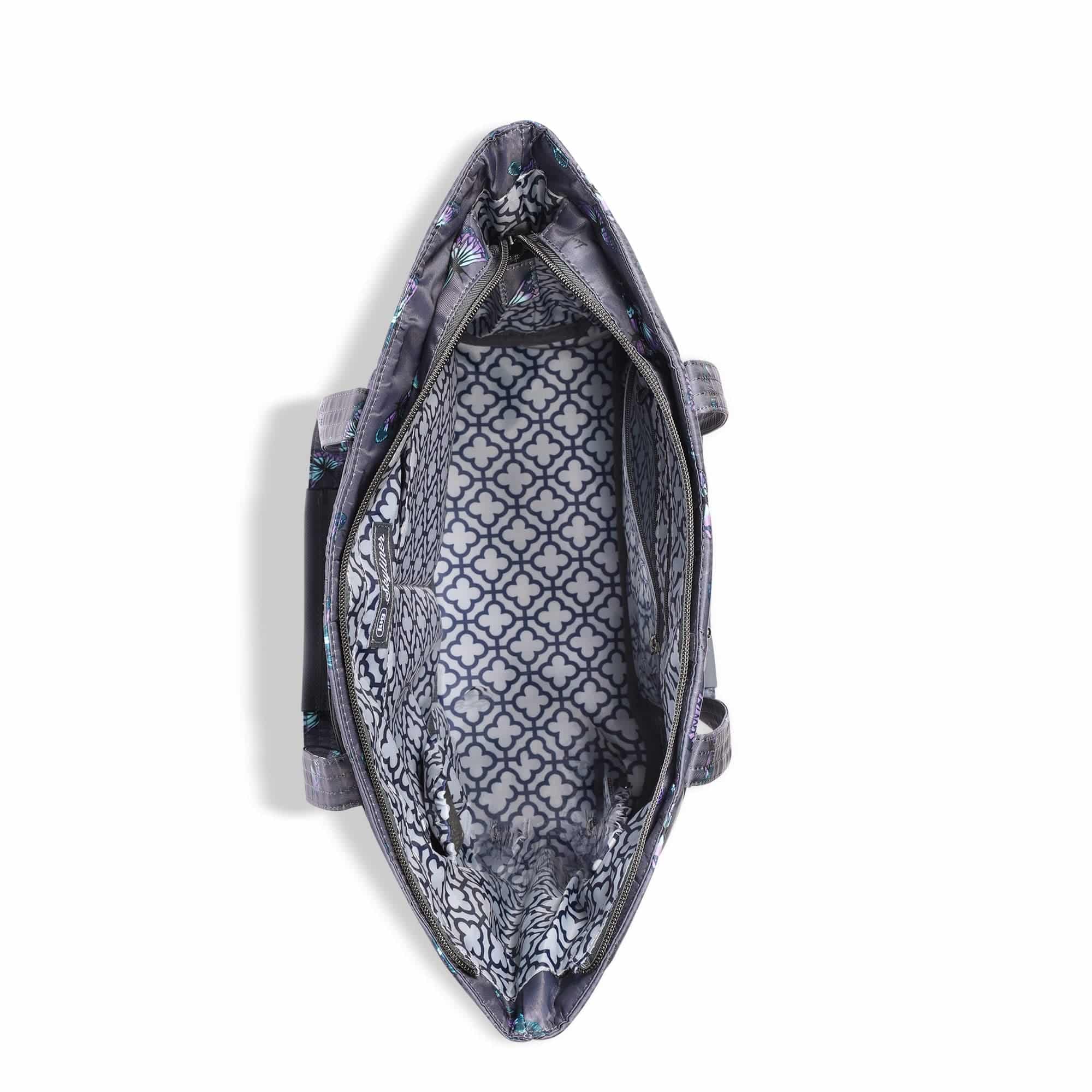 Skyliner Tote Bag - BUTTERFLY GREY - Skyliner_Butterfley_Grey_05