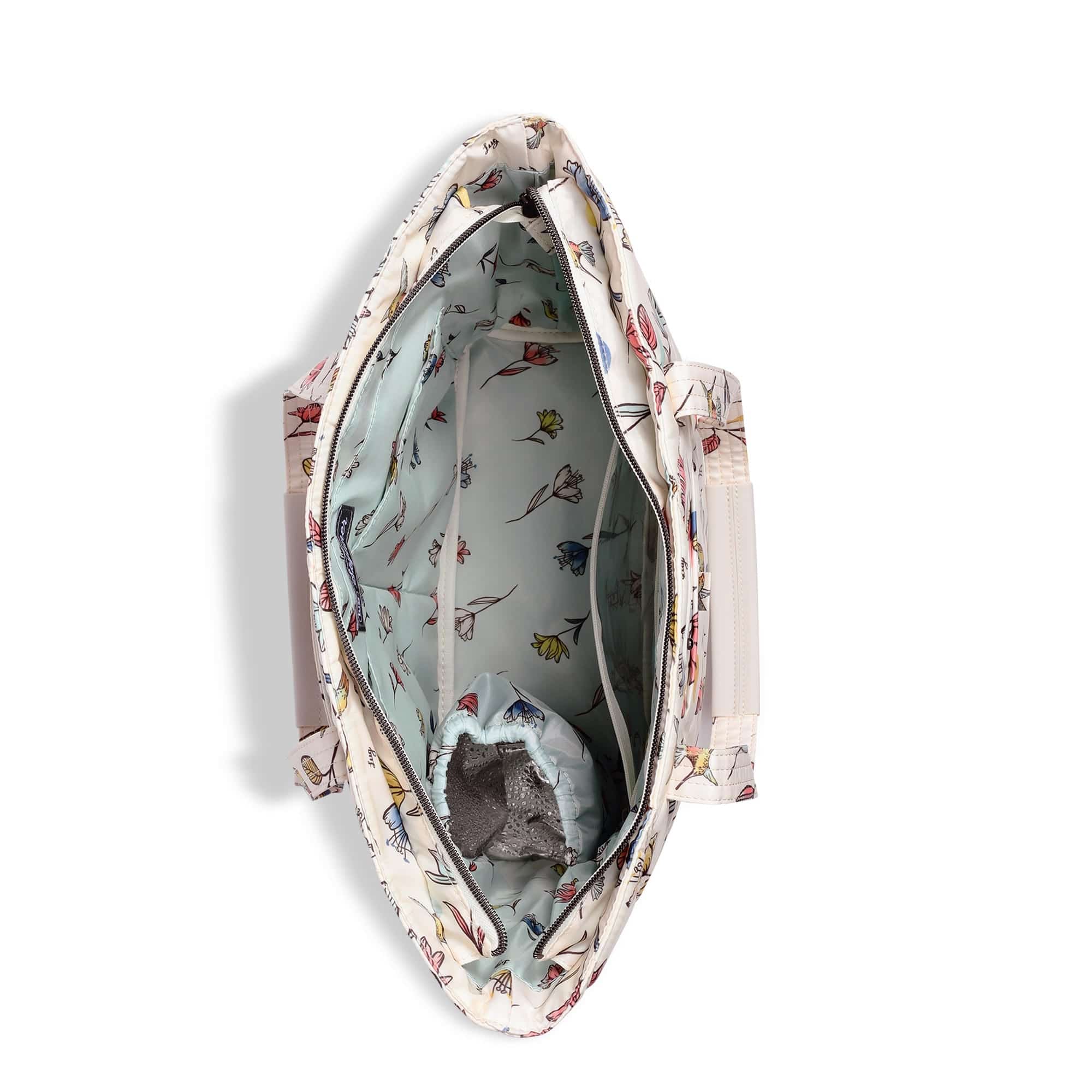 Skyliner Tote Bag - HUMMINGBIRD FLORAL - Skyliner_HummingbirdFloral_05