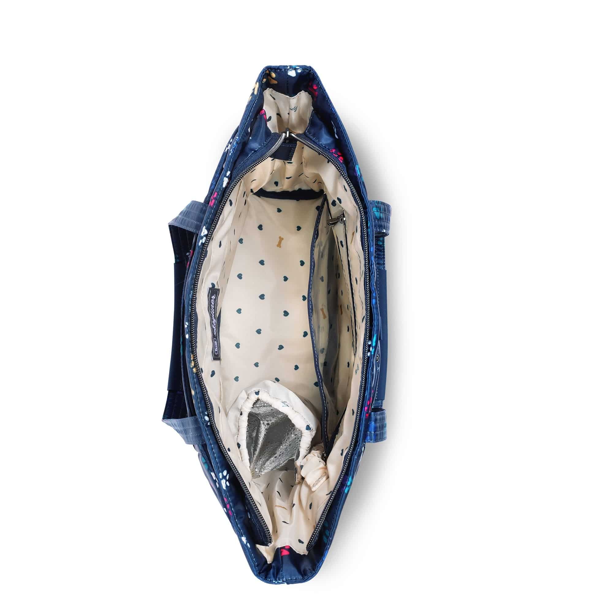 Skyliner Tote Bag - PAWS NAVY - Skyliner_Paws_Navy_05