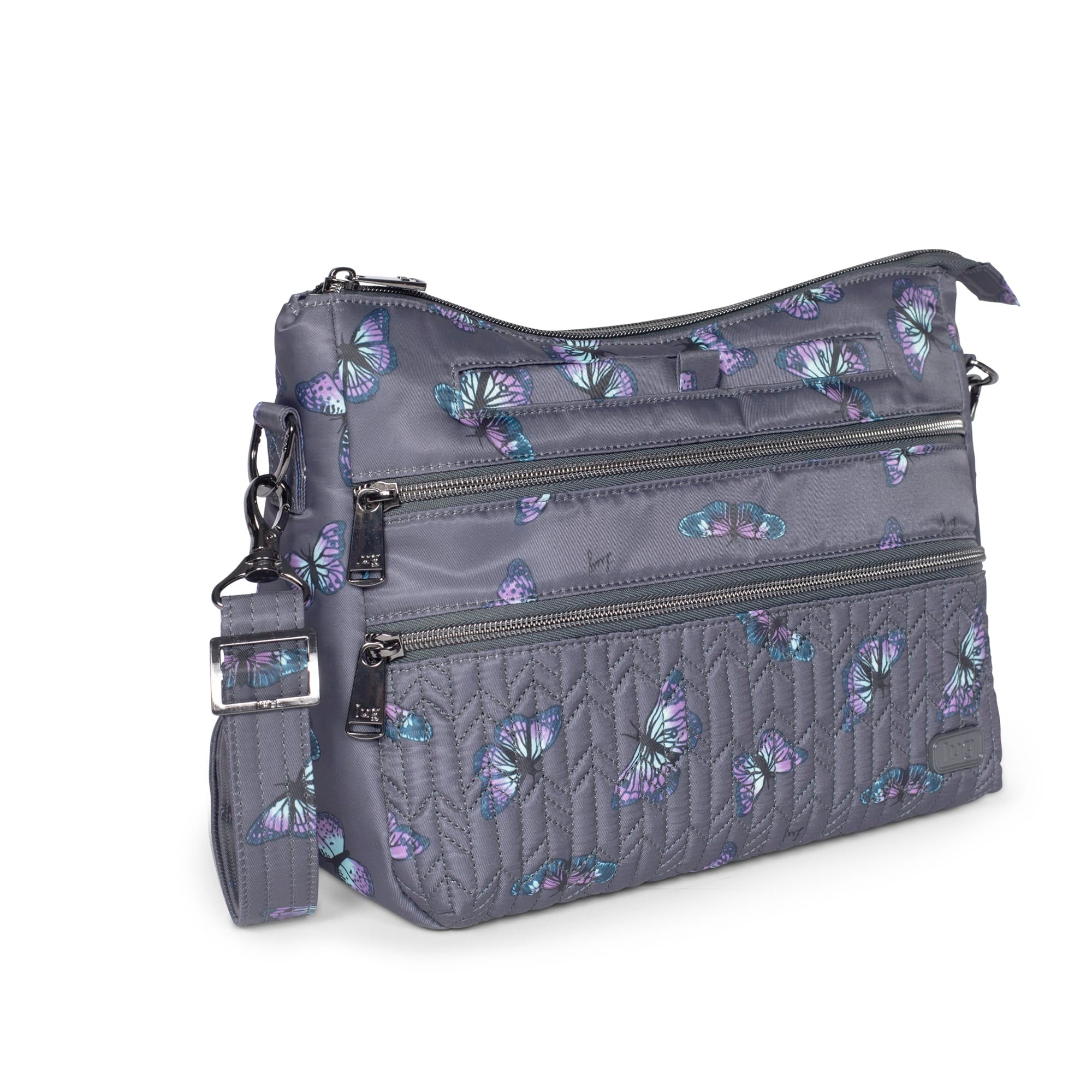 Slider Crossbody Bag - BUTTERFLY GREY - Slider_ButterfleyGrey_02
