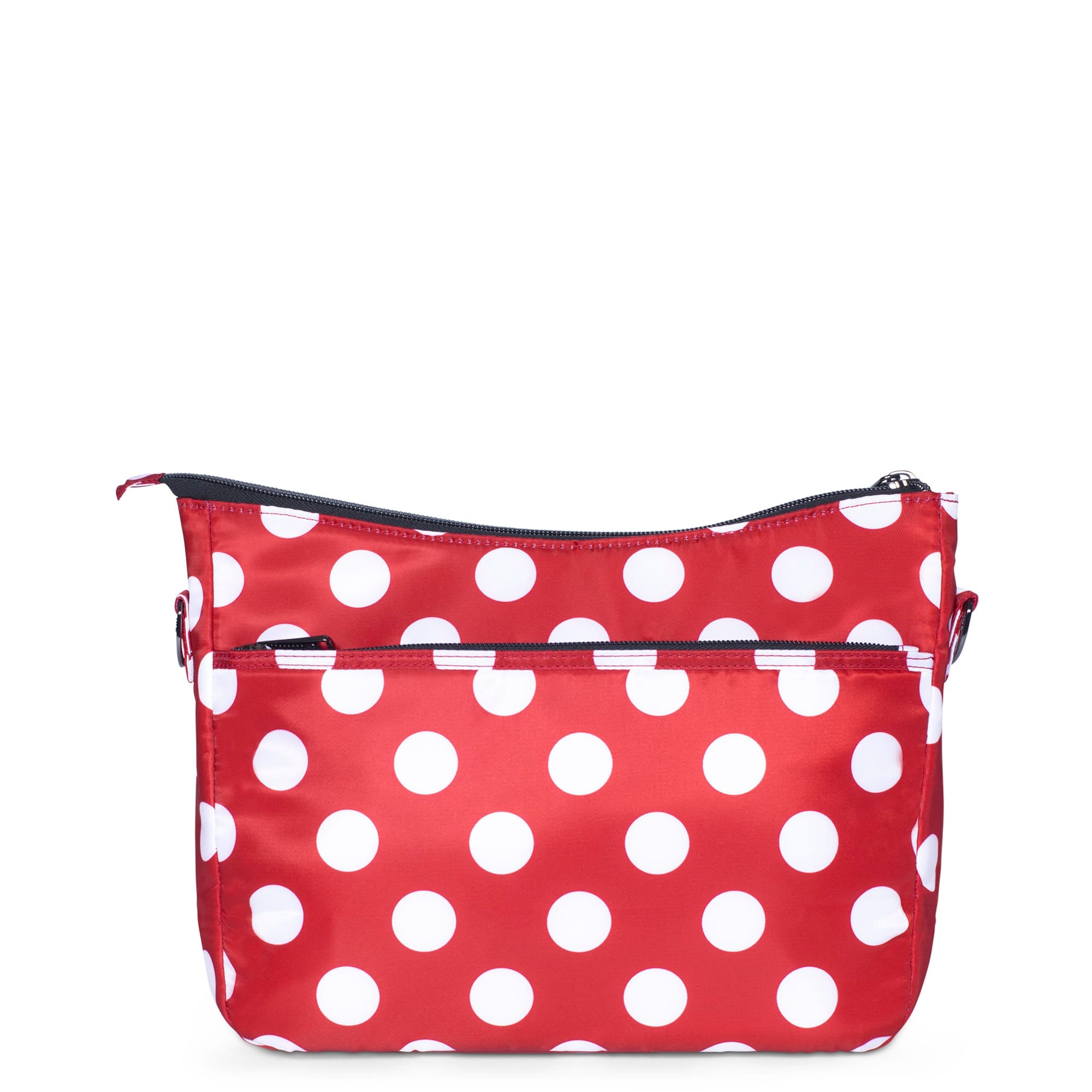Slider Crossbody Bag - CRIMSON LARGE DOT - Slider_CrimsonLgDot_04