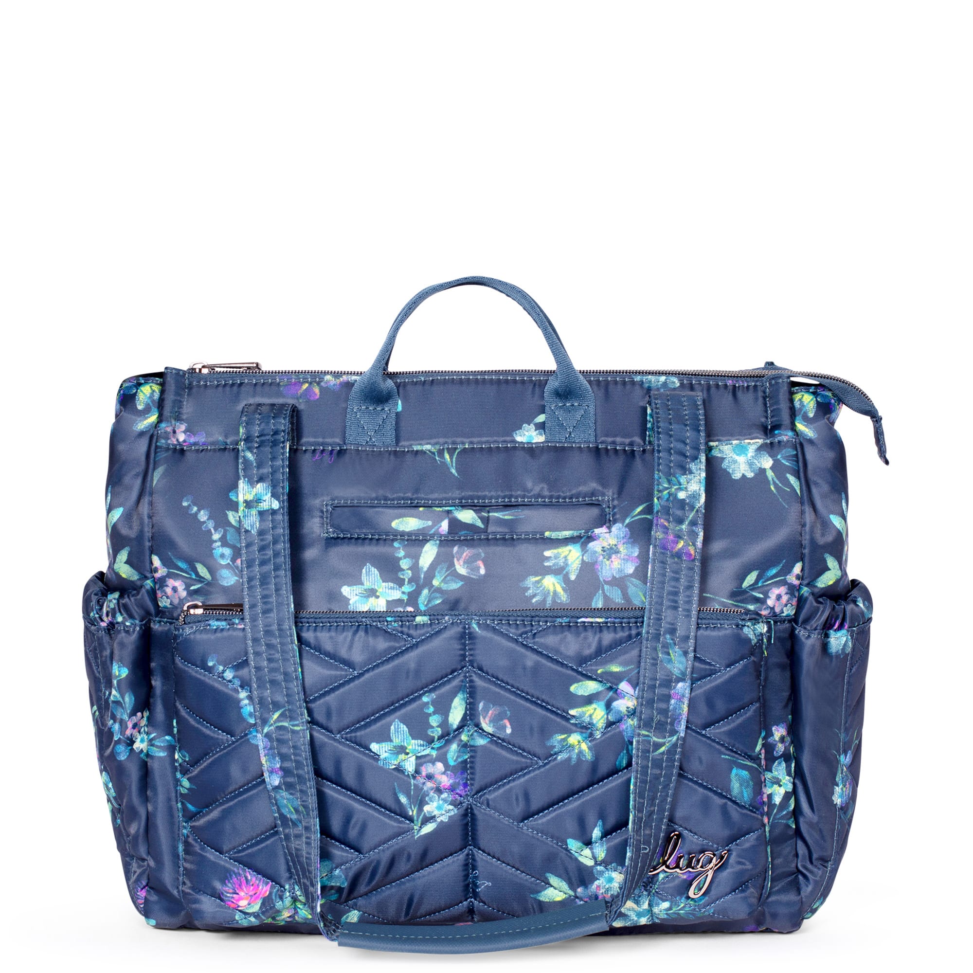 Soprano Tote Bag - BOUQUET NAVY - Soprano_BouquetNavy_01