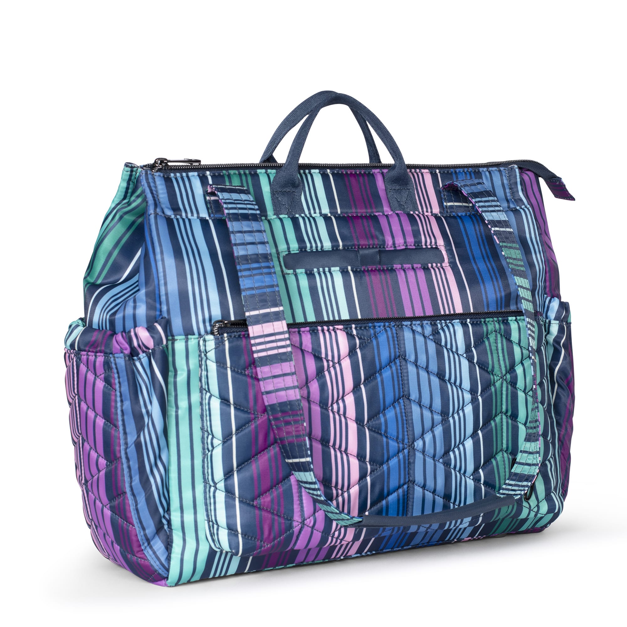 Soprano Tote Bag - LOVE STRIPE MULTI - Soprano_LoveStraps_02