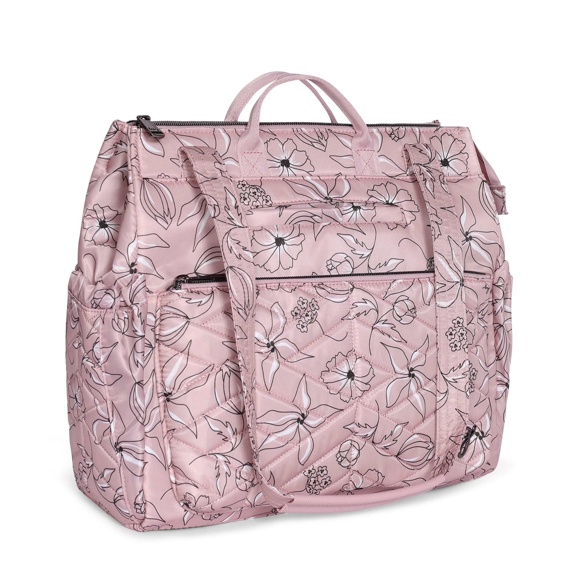 Soprano Tote Bag - SKETCH FLORAL BLUSH - Soprano_SketchFloralBlush_02