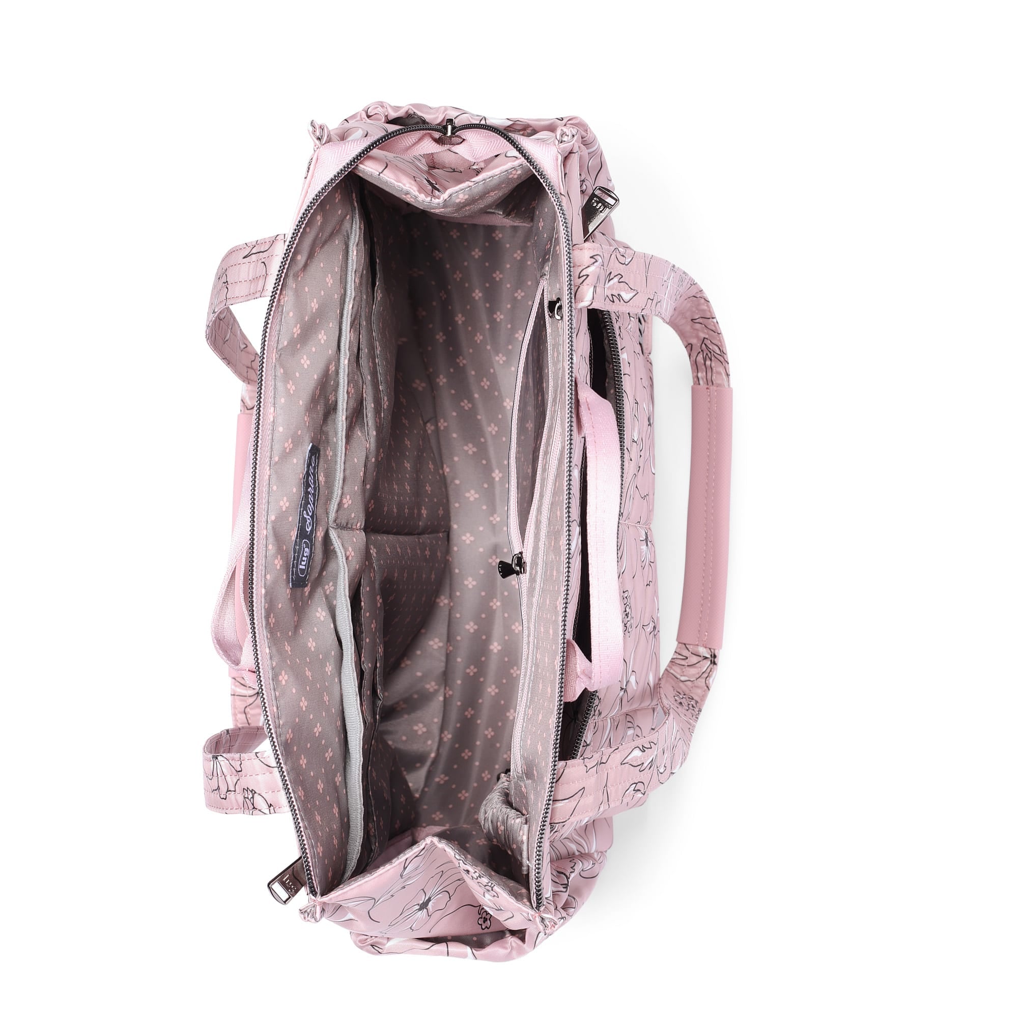 Soprano Tote Bag - SKETCH FLORAL BLUSH - Soprano_SketchFloralBlush_05