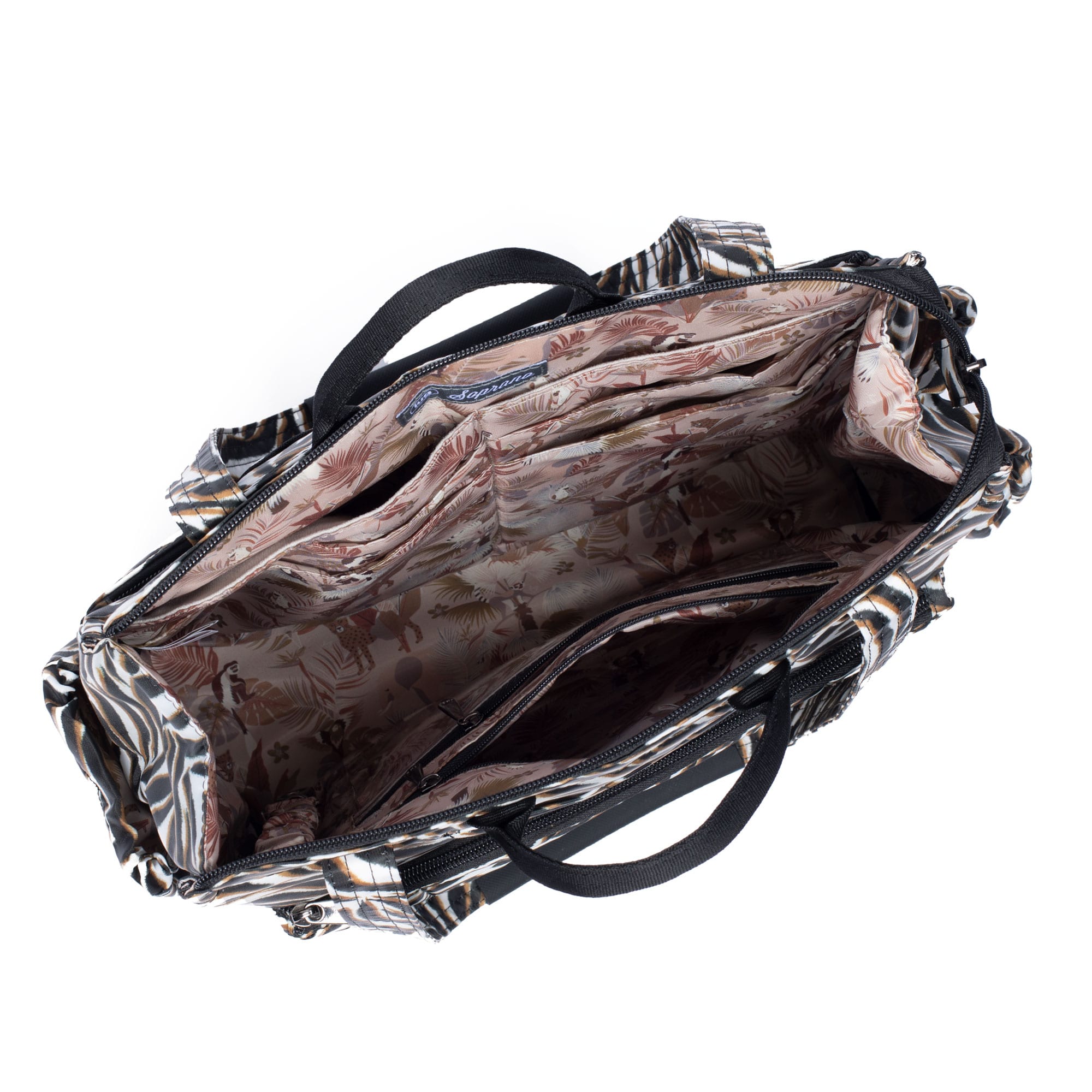 Soprano Tote Bag - ZEBRA SAND - Soprano_ZebraSand_05