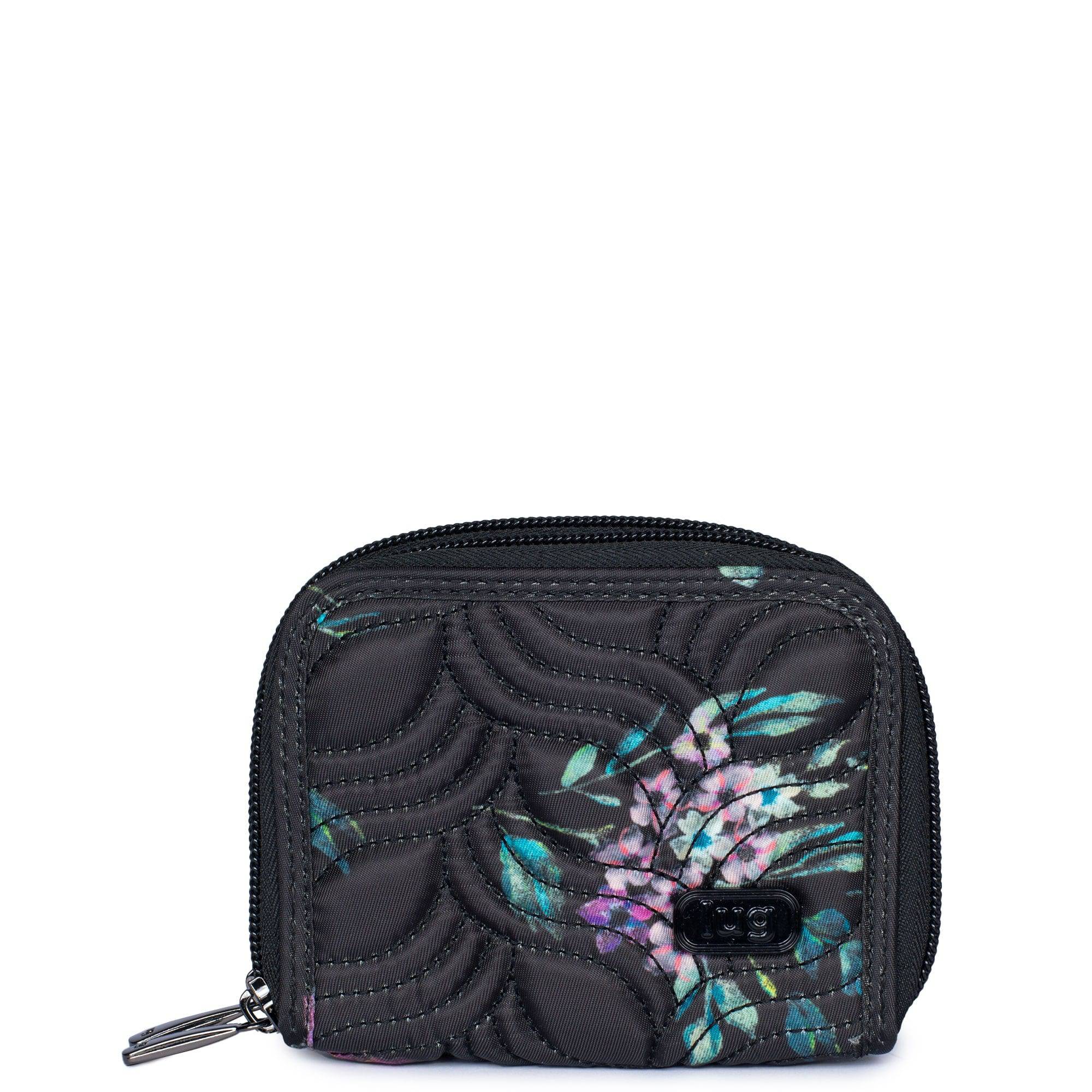 Splits Compact RFID Wallet - BOUQUET BLACK - Splits2_BouquetBlack_01