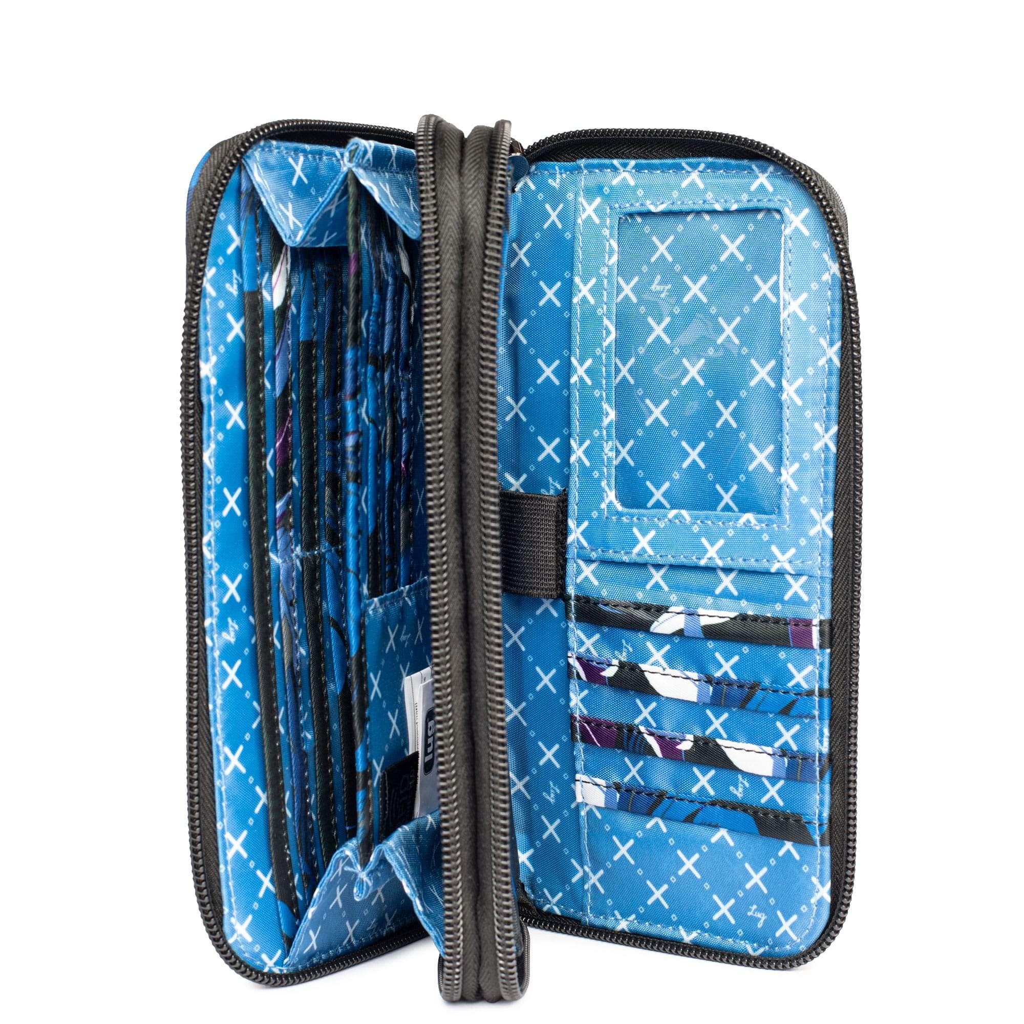 Splits XL Wristlet RFID Wallet - BOTANICAL BLACK - SplitsXL_BotanicalBlack_05_363b1472-fff3-49fd-8577-c83509279acb