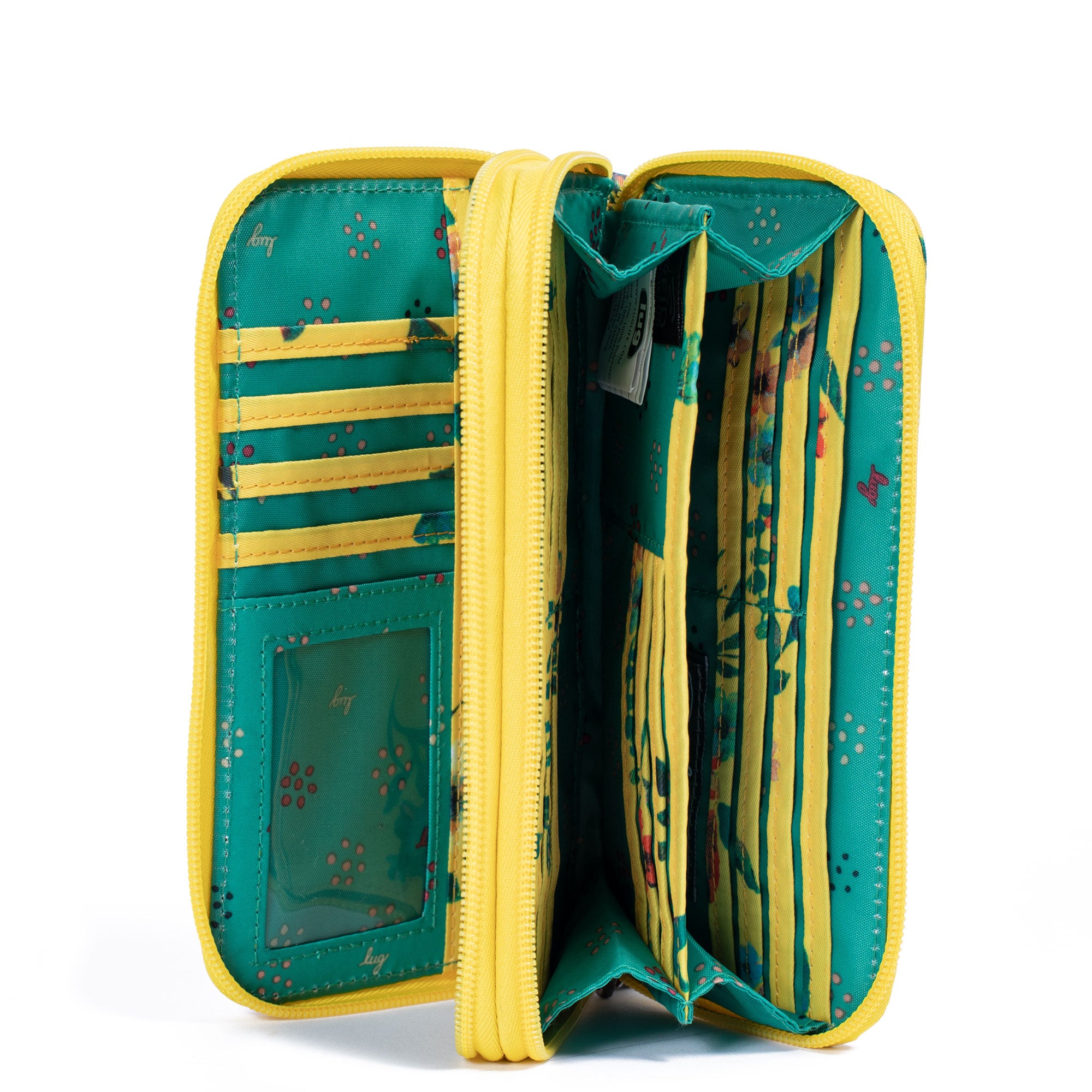 Splits XL Wristlet RFID Wallet - BOUQUET YELLOW - SplitsXL_BouquetYellow_04_4606ea45-8b71-424a-8747-eab6f27fae0a