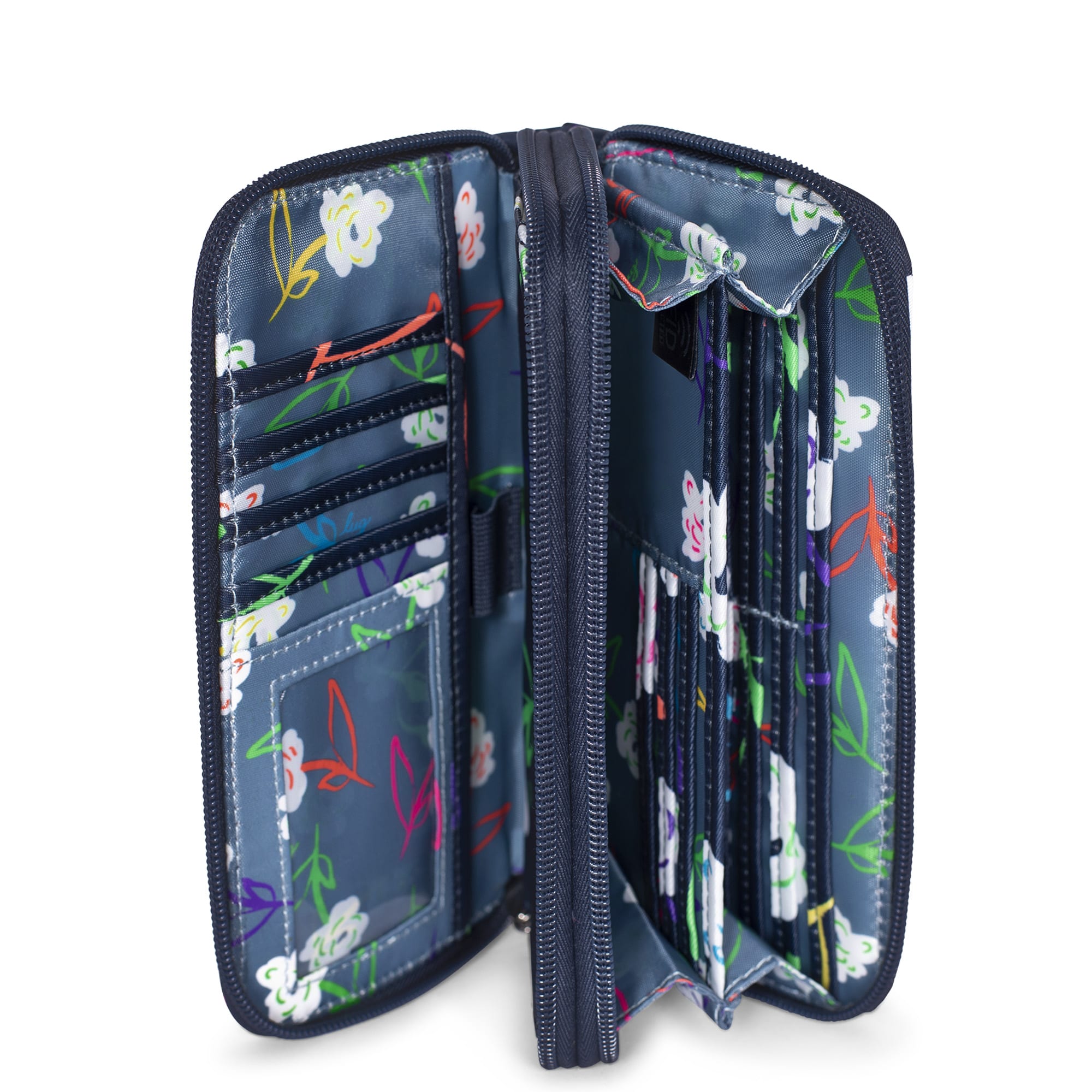 Splits XL Wristlet RFID Wallet - BRIGHT FLORAL - SplitsXL_BrightFloral_05