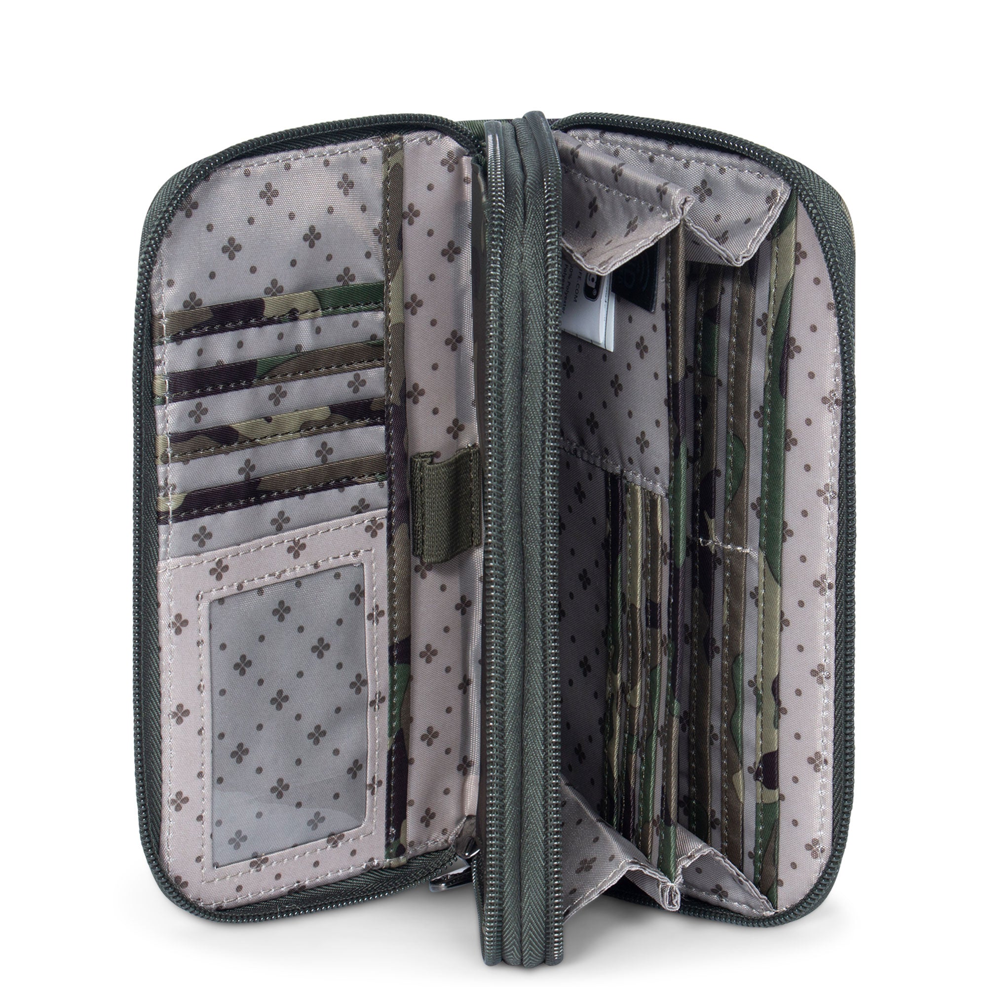 Splits XL Wristlet RFID Wallet - CAMO GREEN - SplitsXL_CamoGreen_05