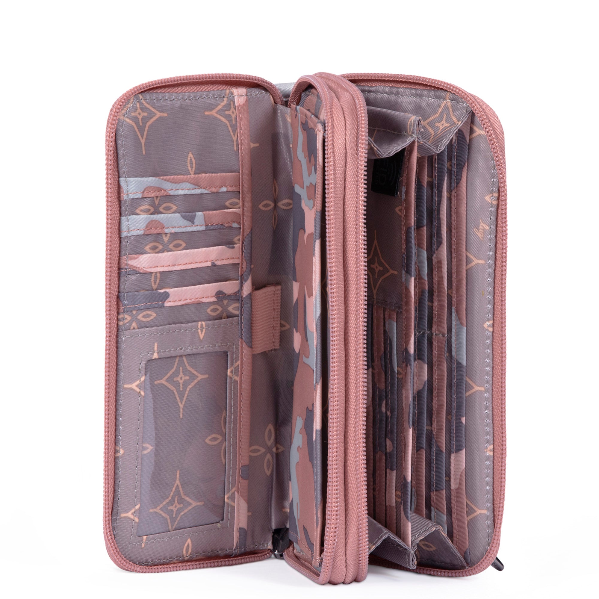 Splits XL Wristlet RFID Wallet - CAMO ROSE - SplitsXL_CamoRose_05