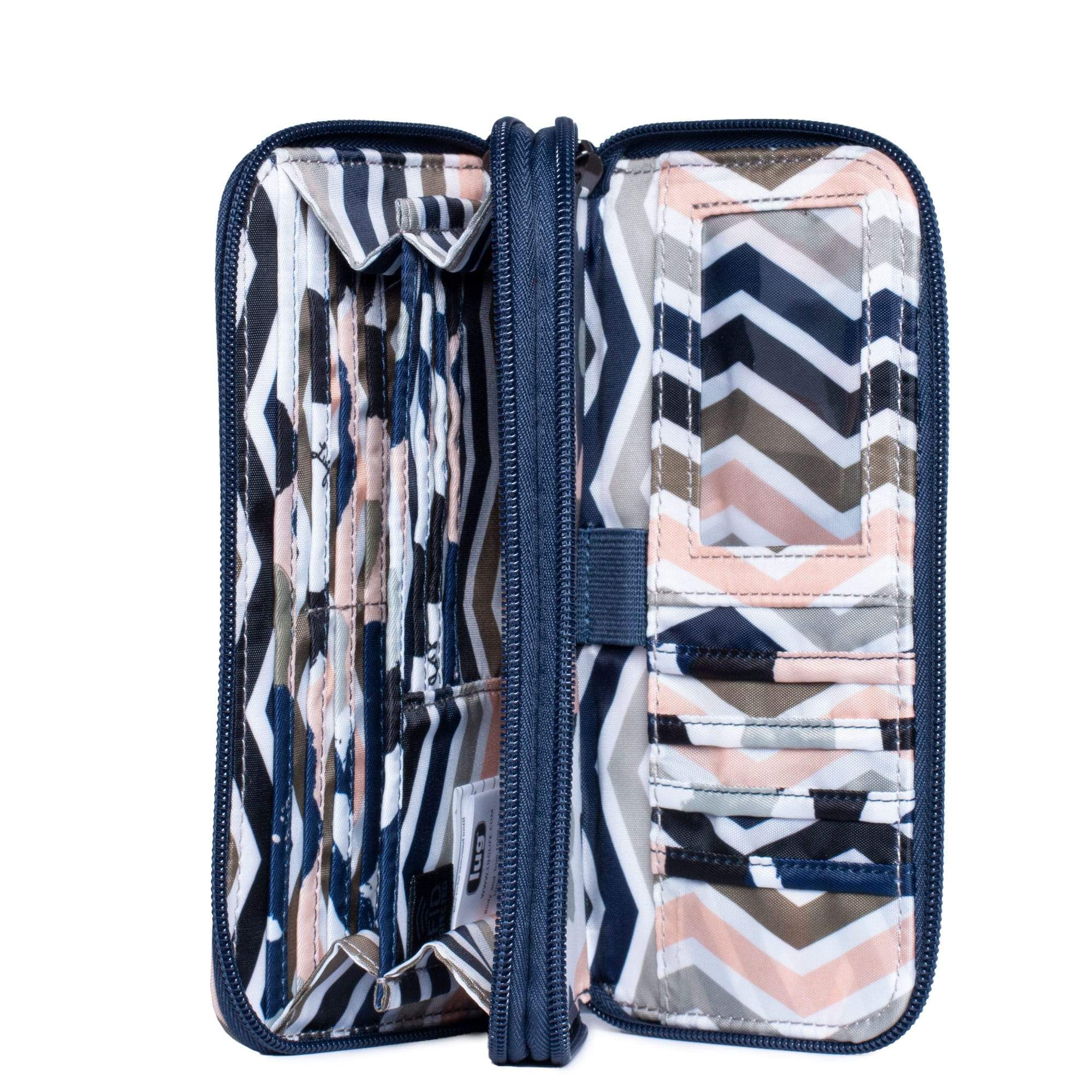 Splits XL Wristlet RFID Wallet - FLORAL MULTI - SplitsXL_FloralMulti_05