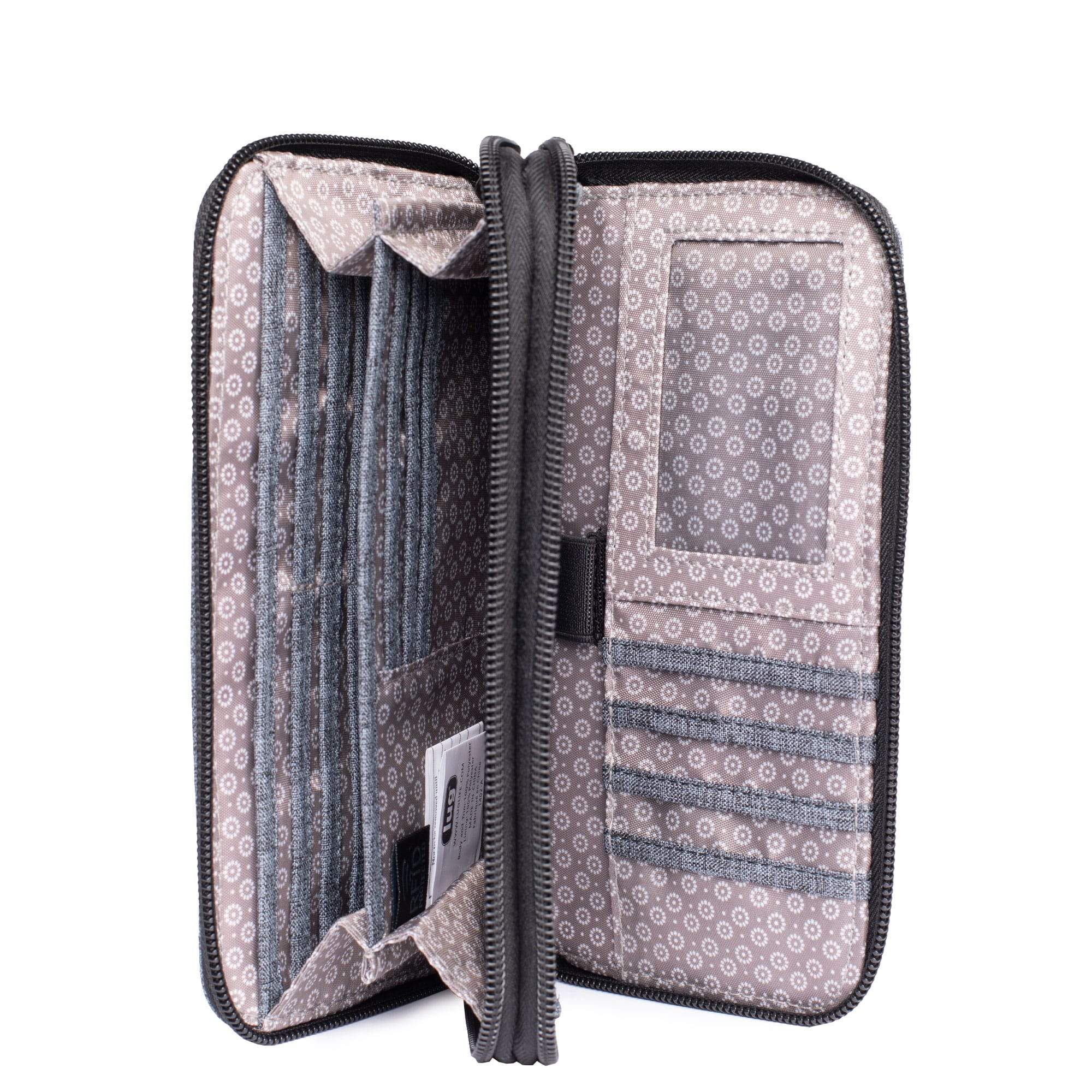 Splits XL Wristlet RFID Wallet - HEATHER GREY - SplitsXL_HeatherGrey_05_6f33005f-1ba0-4183-a00b-c48f6b928b8d