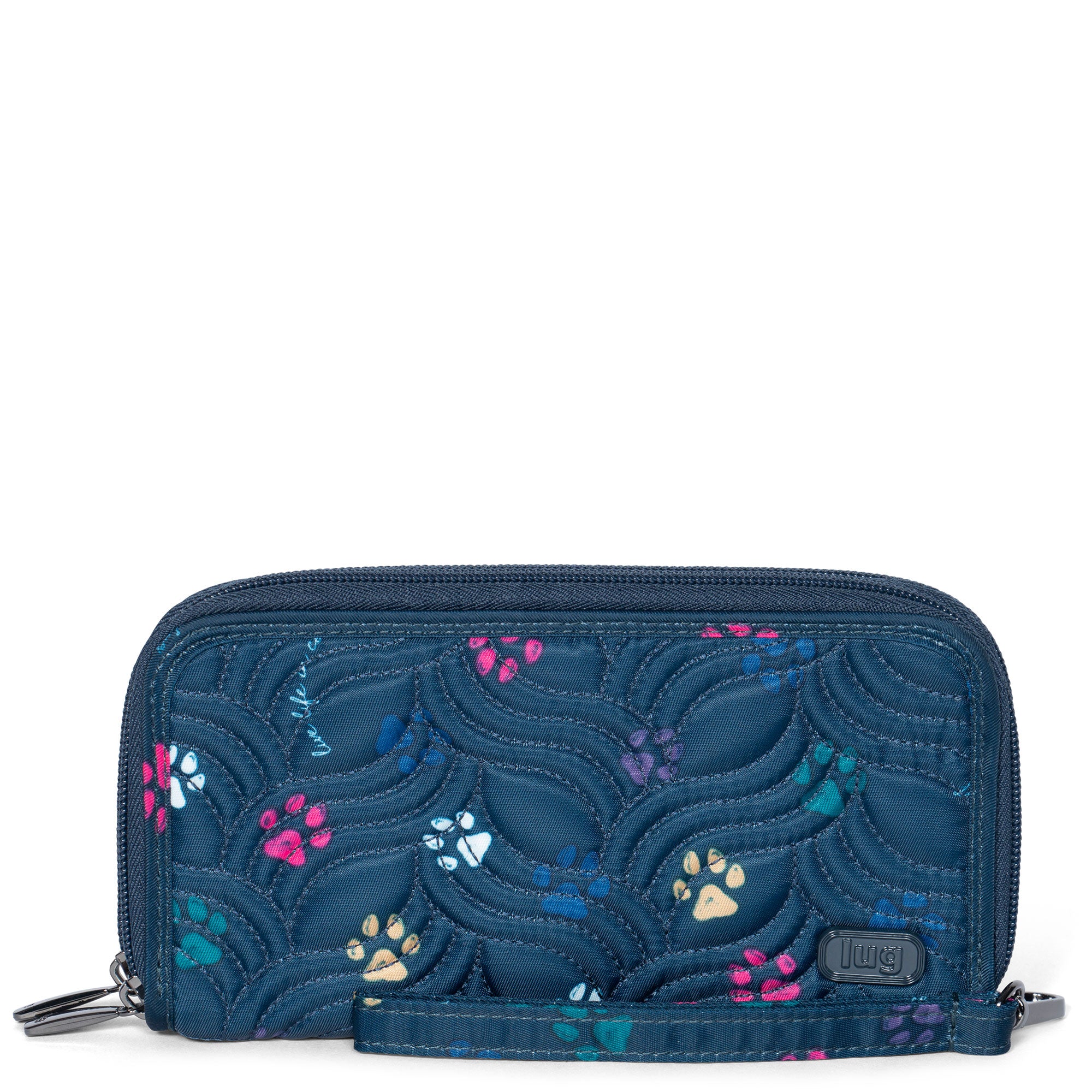 Splits XL Wristlet RFID Wallet - PAWS NAVY - SplitsXL_PawsNavy_01