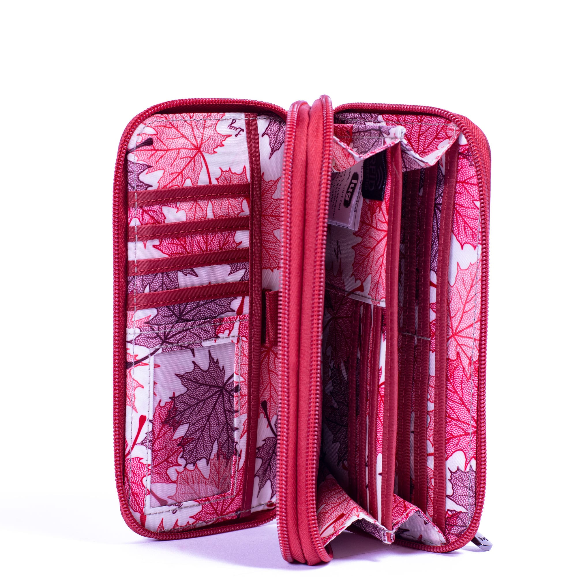 Splits XL Wristlet RFID Wallet - ROSEWOOD RED - SplitsXL_RosewoodRed_03_5f149743-1495-4cf6-a2e8-e52472578628