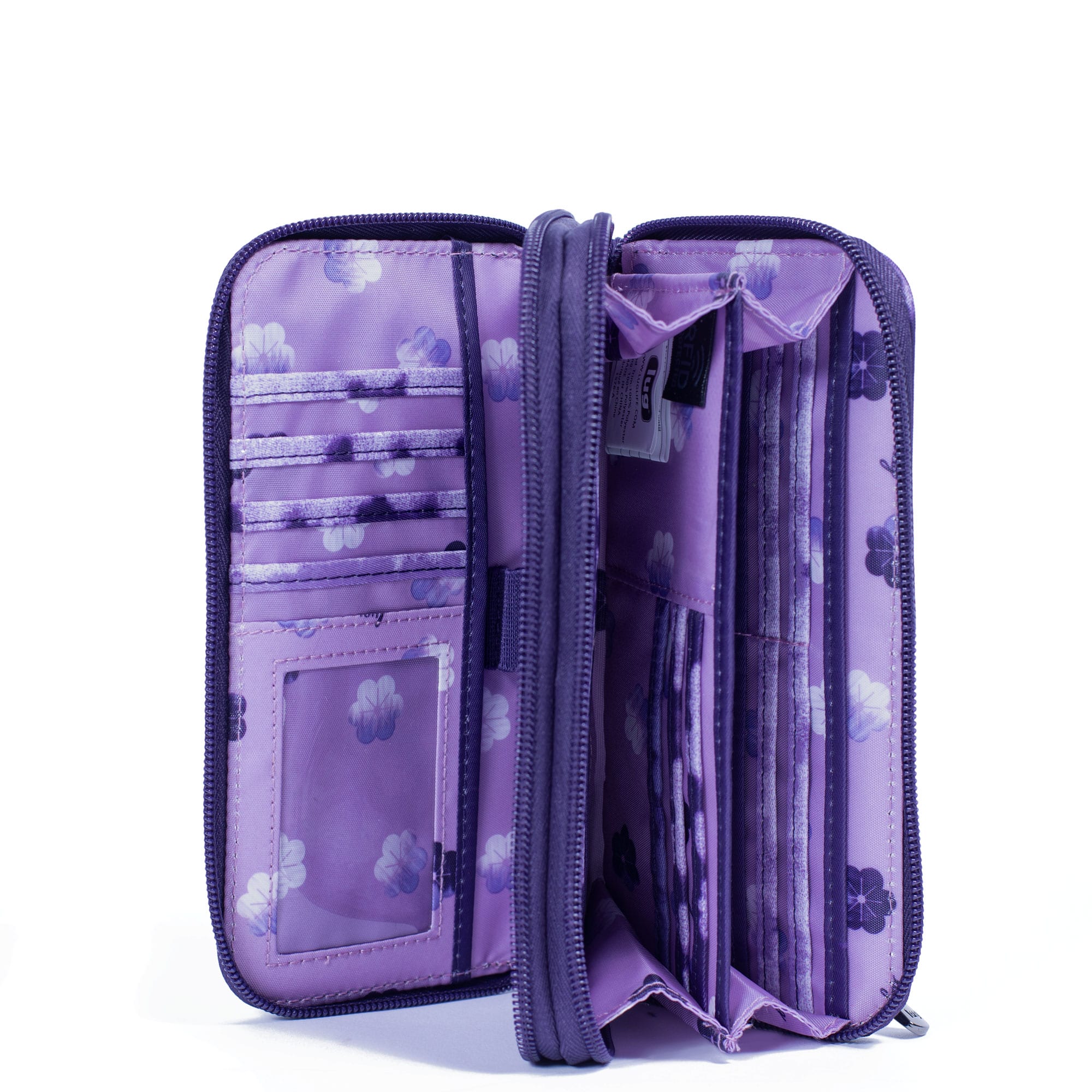 Splits XL Wristlet RFID Wallet - SHIBORI PURPLE - SplitsXL_ShiboriPurple_04_b883e6d5-04a7-4c64-a7db-6199a7a1836d