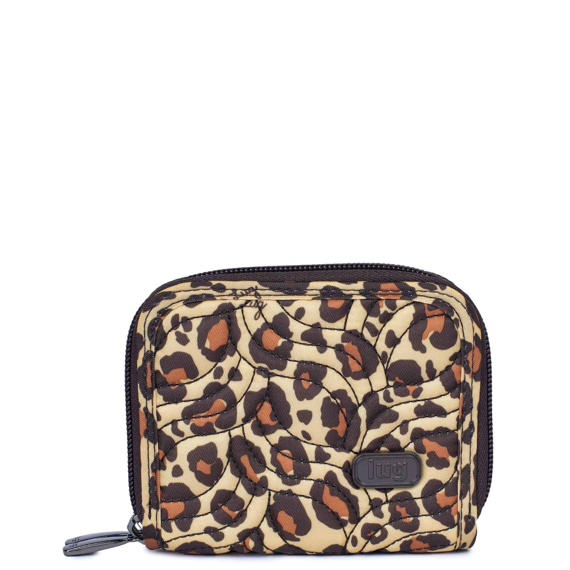 Splits Compact RFID Wallet - LEOPARD BROWN - Splits_LeopardBrown_01