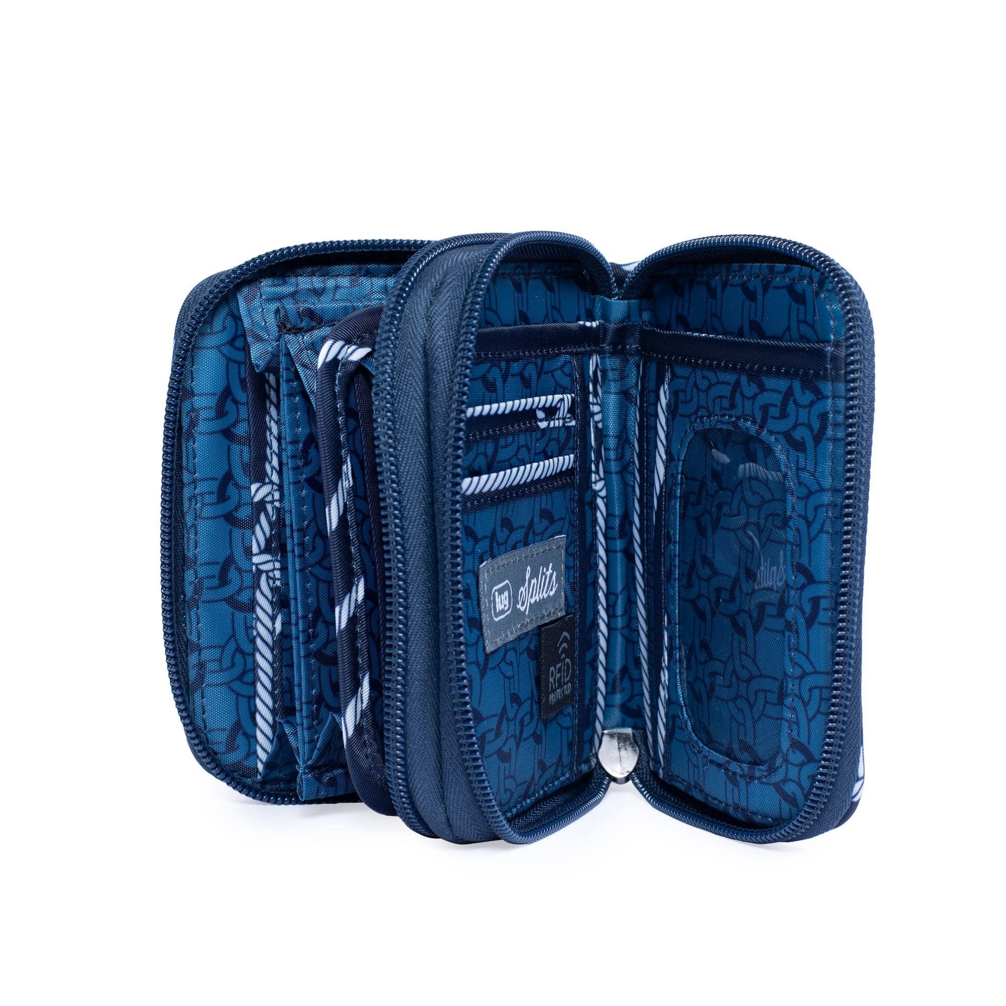 Splits Compact RFID Wallet - NAUTICAL NAVY - Splits_NauticalNavy_05