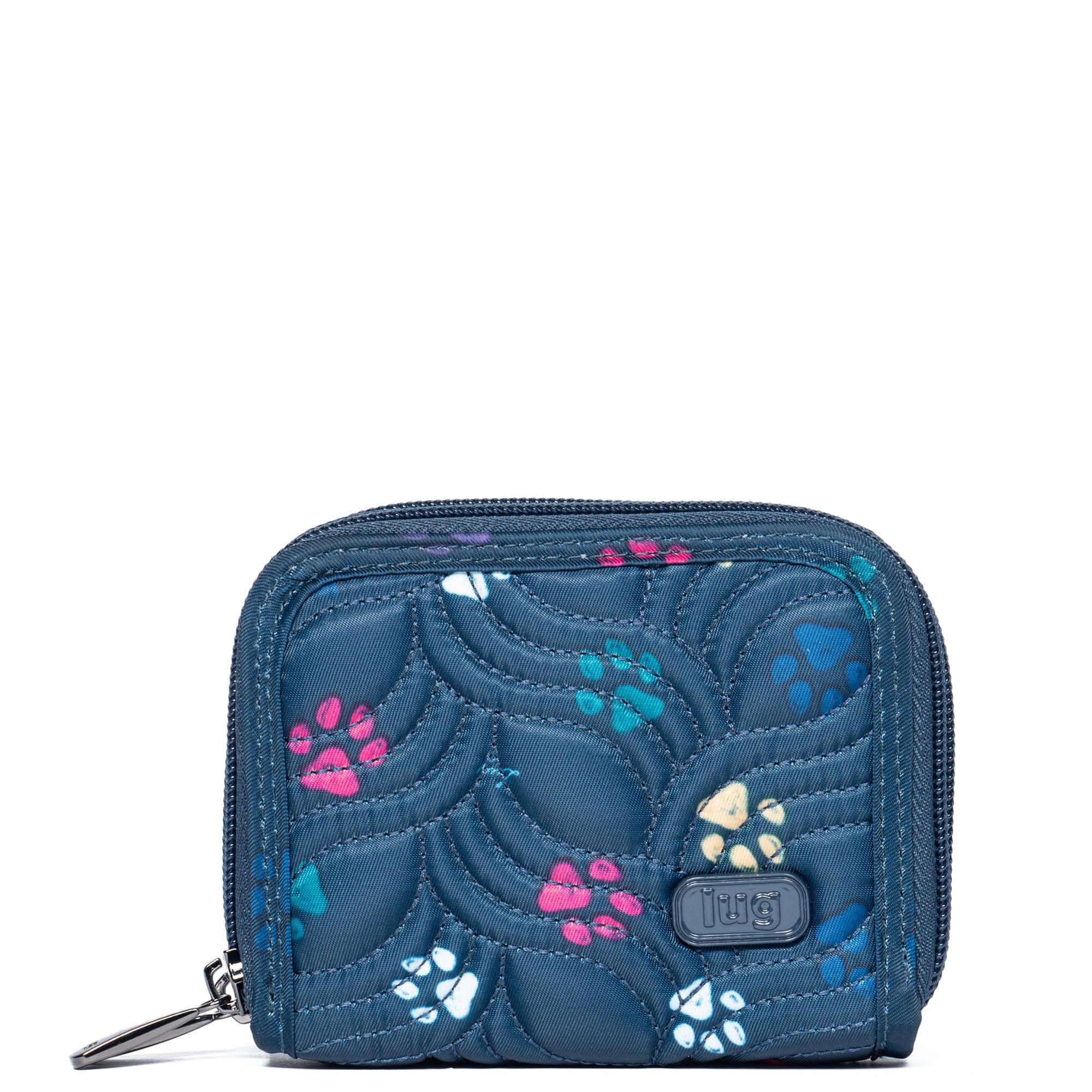 Splits Compact RFID Wallet - PAWS NAVY - Splits_Paws_01
