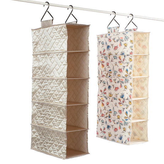 Stowaway 5 Shelf Hanging Organizer - - StowawayShelfHangingOrganizer_Group_01