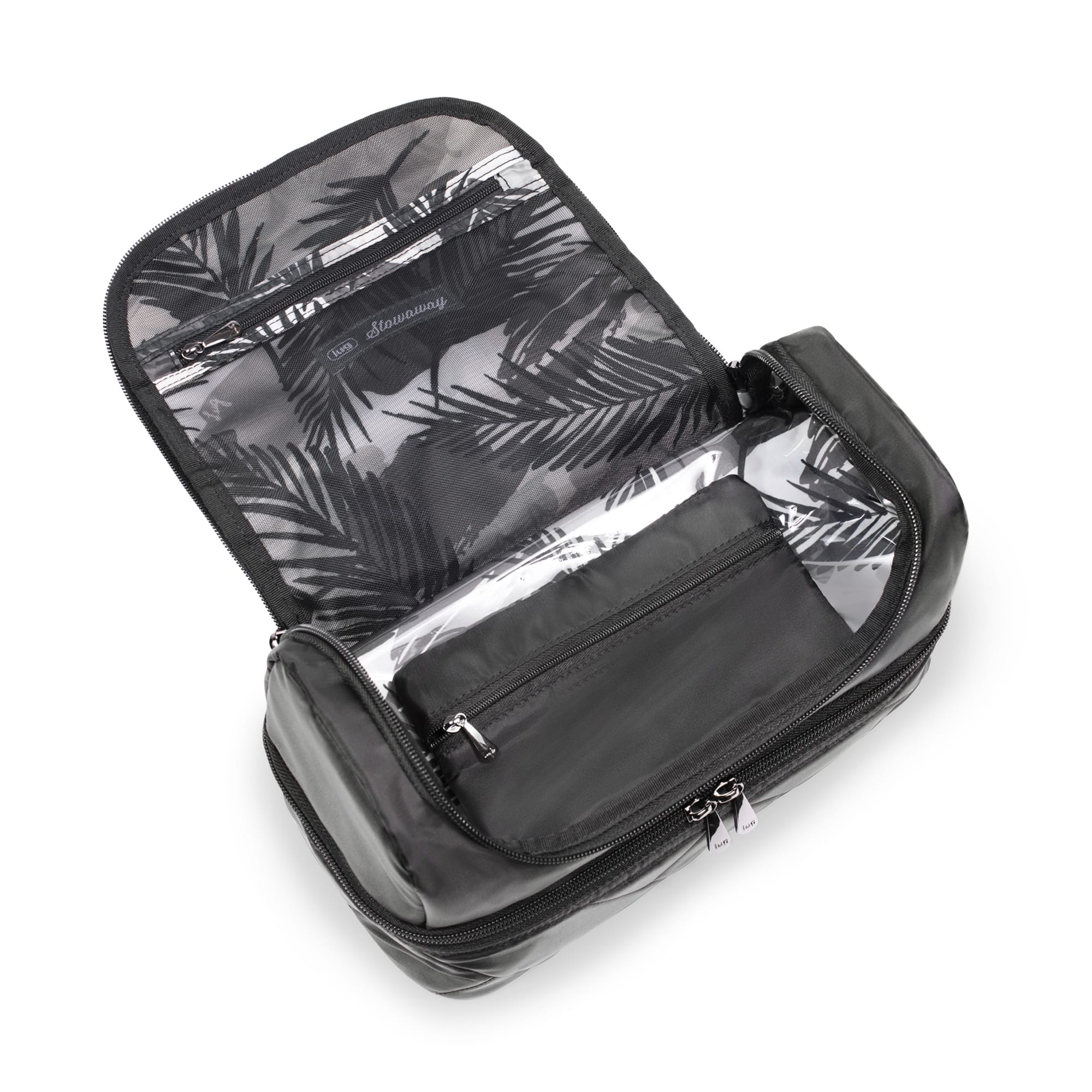 Stowaway Cosmetic Case - MIDNIGHT BLACK - Stowaway_Black_05_02