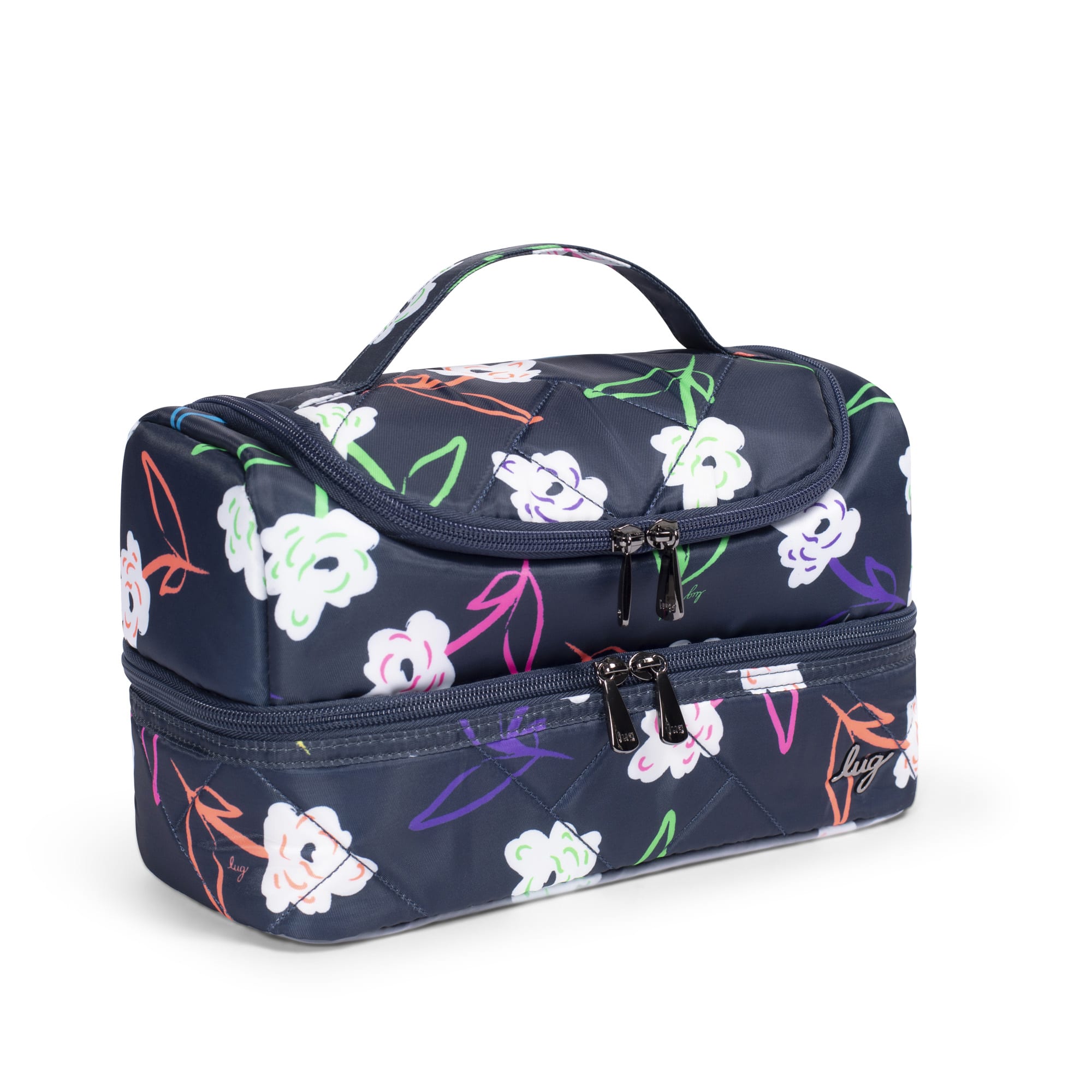 Stowaway Cosmetic Case - BRIGHT FLORAL - Stowaway_BrightFloral_02