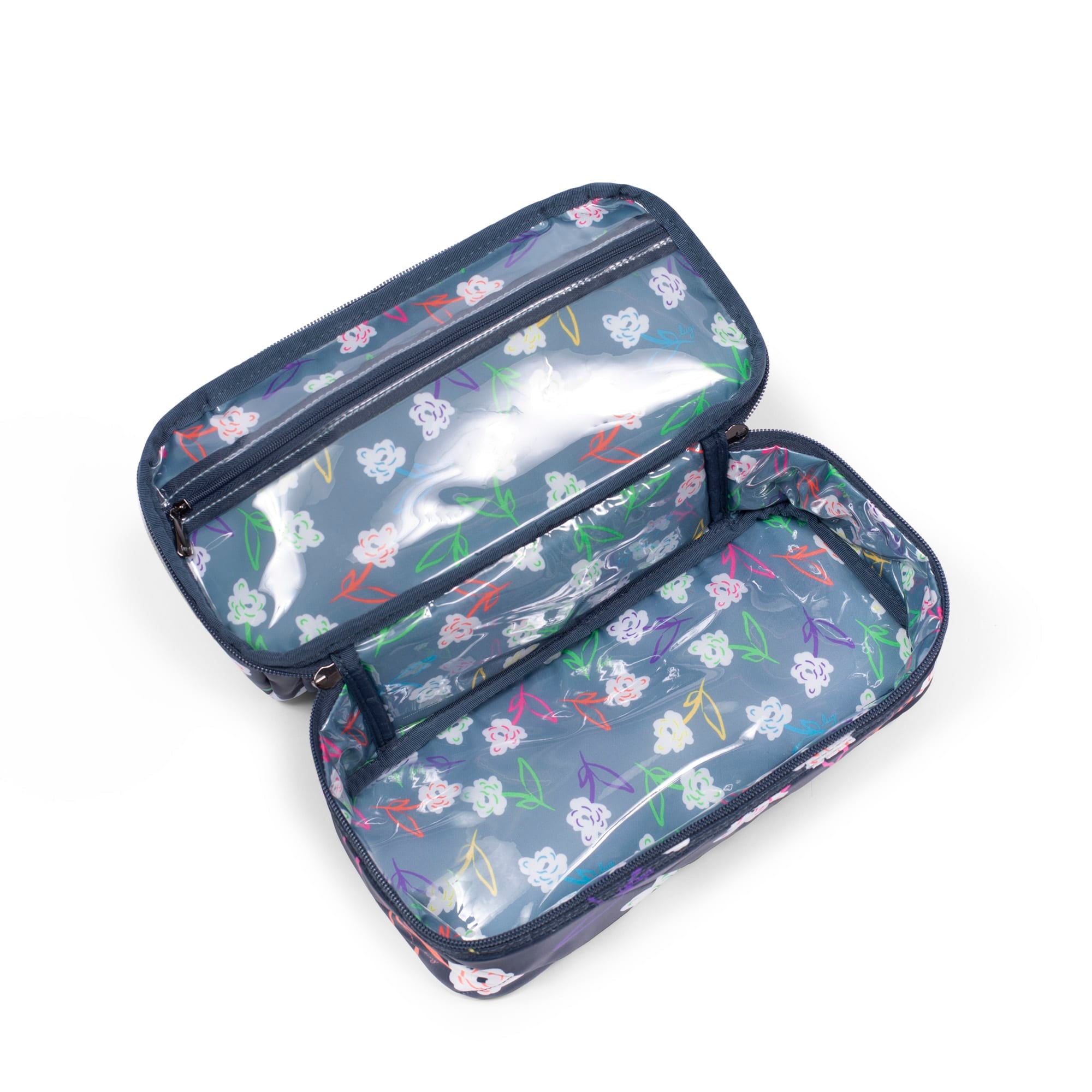 Stowaway Cosmetic Case - BRIGHT FLORAL - Stowaway_BrightFloral_05_01