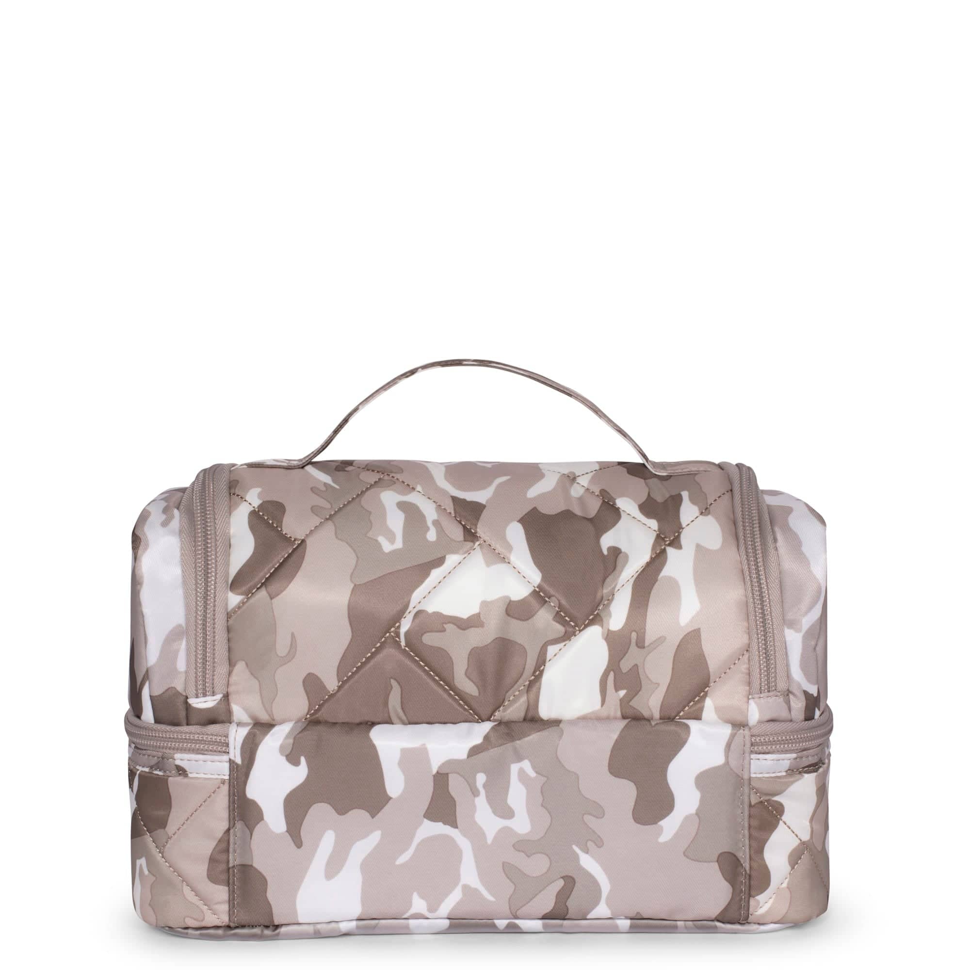 Stowaway Cosmetic Case - CAMO TAUPE - Stowaway_CamoTaupe_04