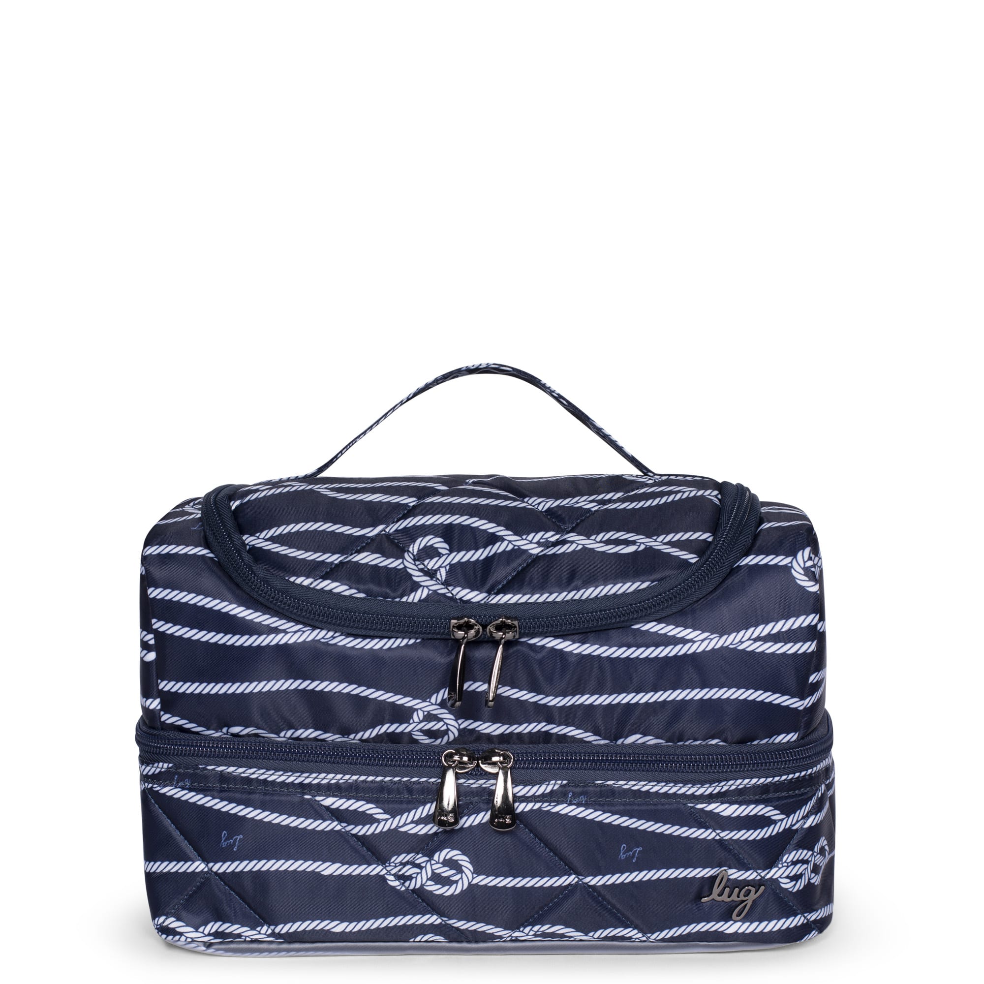 Stowaway Cosmetic Case - NAVY NAUTICAL - Stowaway_NauticalNavy_01