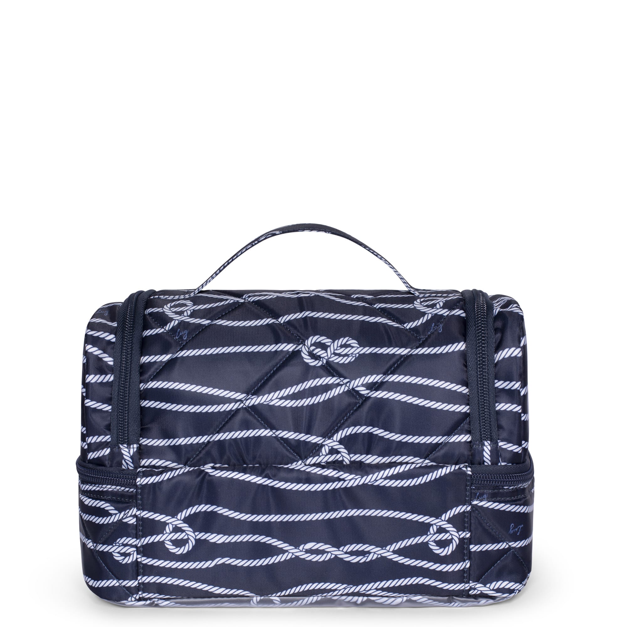 Stowaway Cosmetic Case - NAVY NAUTICAL - Stowaway_NauticalNavy_04