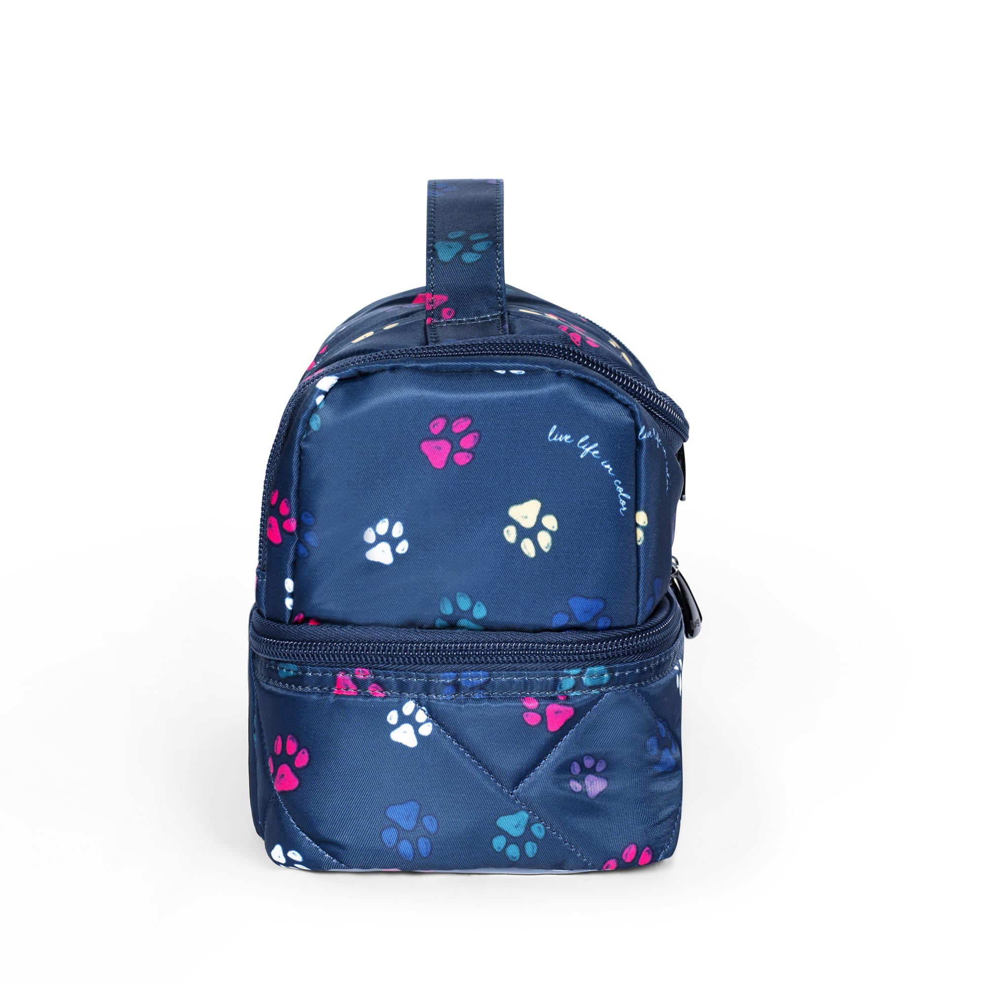 Stowaway Cosmetic Case - PAWS NAVY - Stowaway_PawsNavy_03