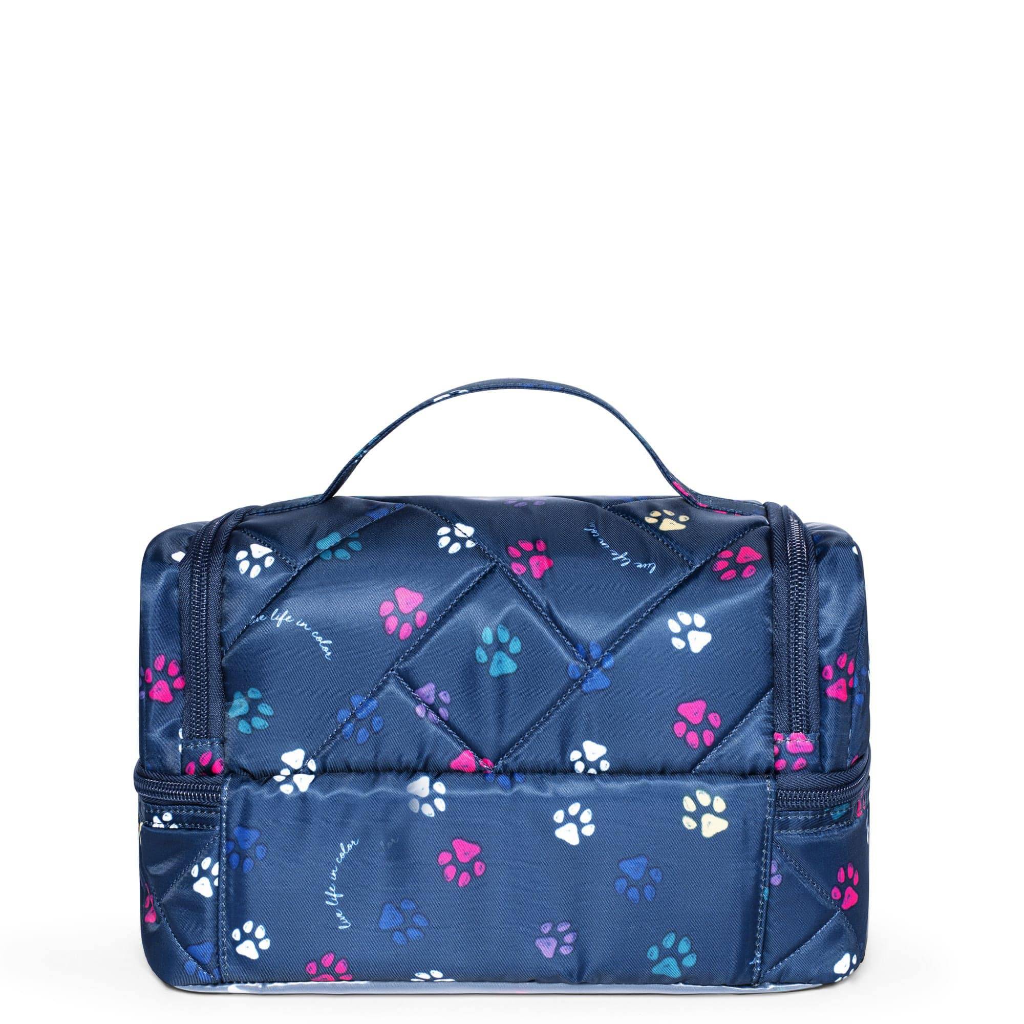 Stowaway Cosmetic Case - PAWS NAVY - Stowaway_PawsNavy_04