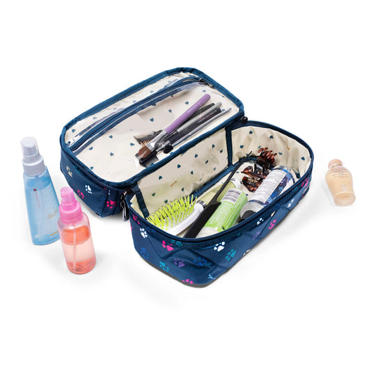 Stowaway Cosmetic Case - - Stowaway_PawsNavy_Lifestyle_07