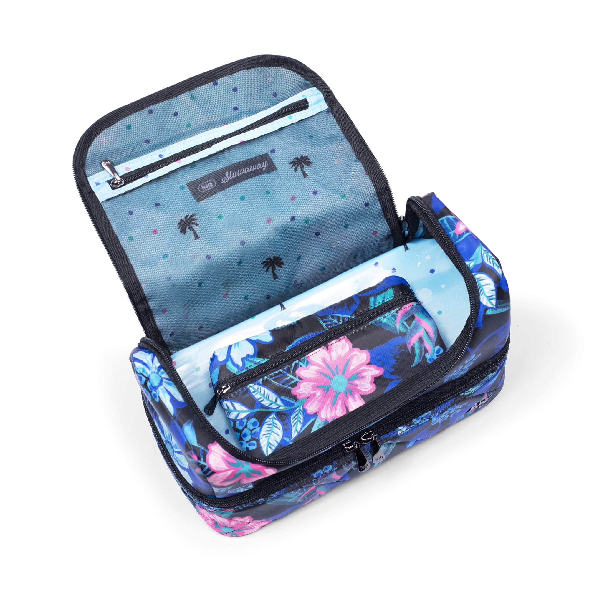 Stowaway Cosmetic Case - RESORT BLACK - Stowaway_ResortBlack_05_02