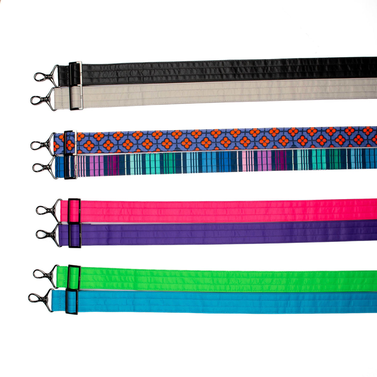 Adjustable 2pc Bag Straps - 1.5&quot; - GARDENIA GREEN METALLIC WALNUT - Strap_Group_03