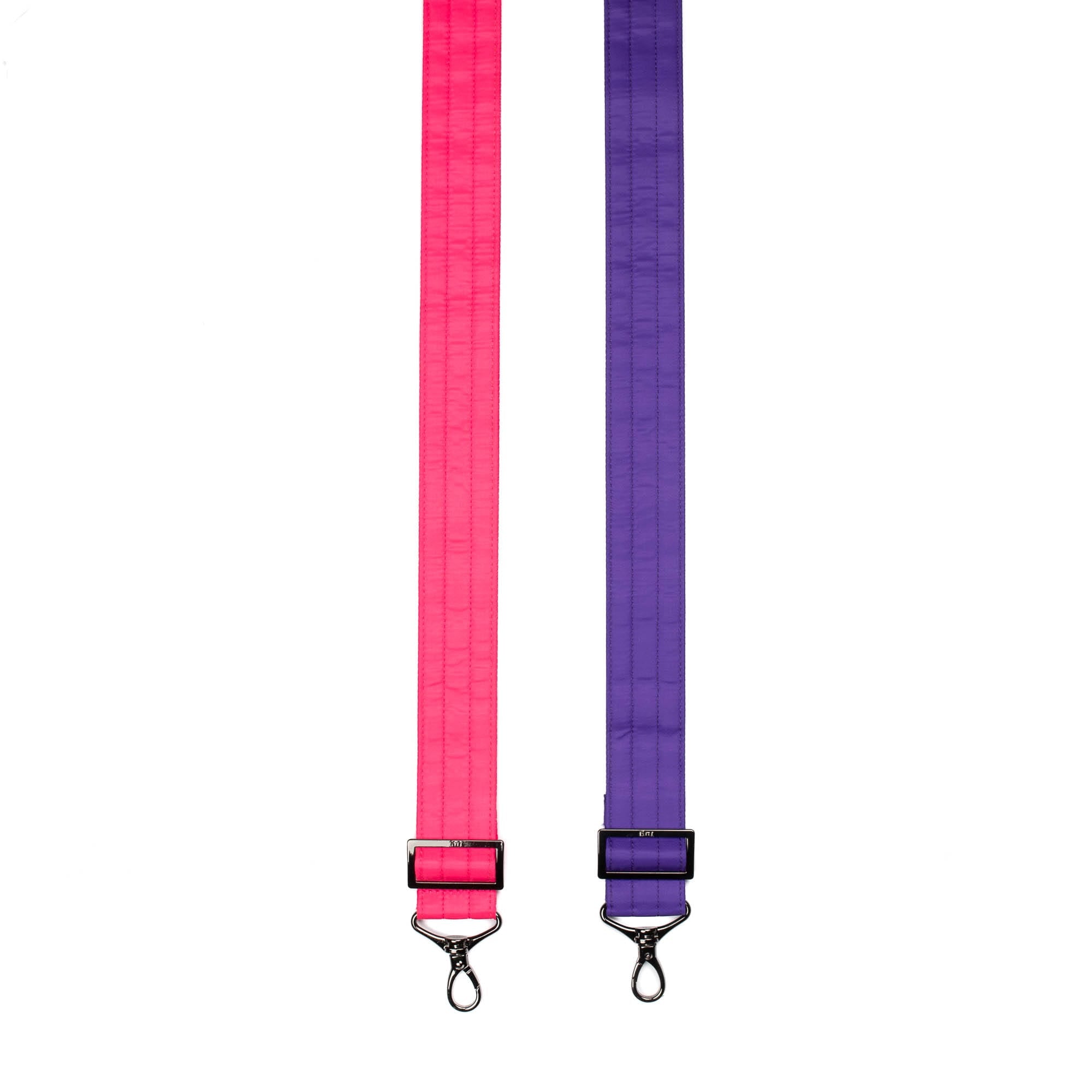 Adjustable 2pc Bag Straps - 1.5" - MAGENTA VIOLET - Strap_Magenta_Violet_02