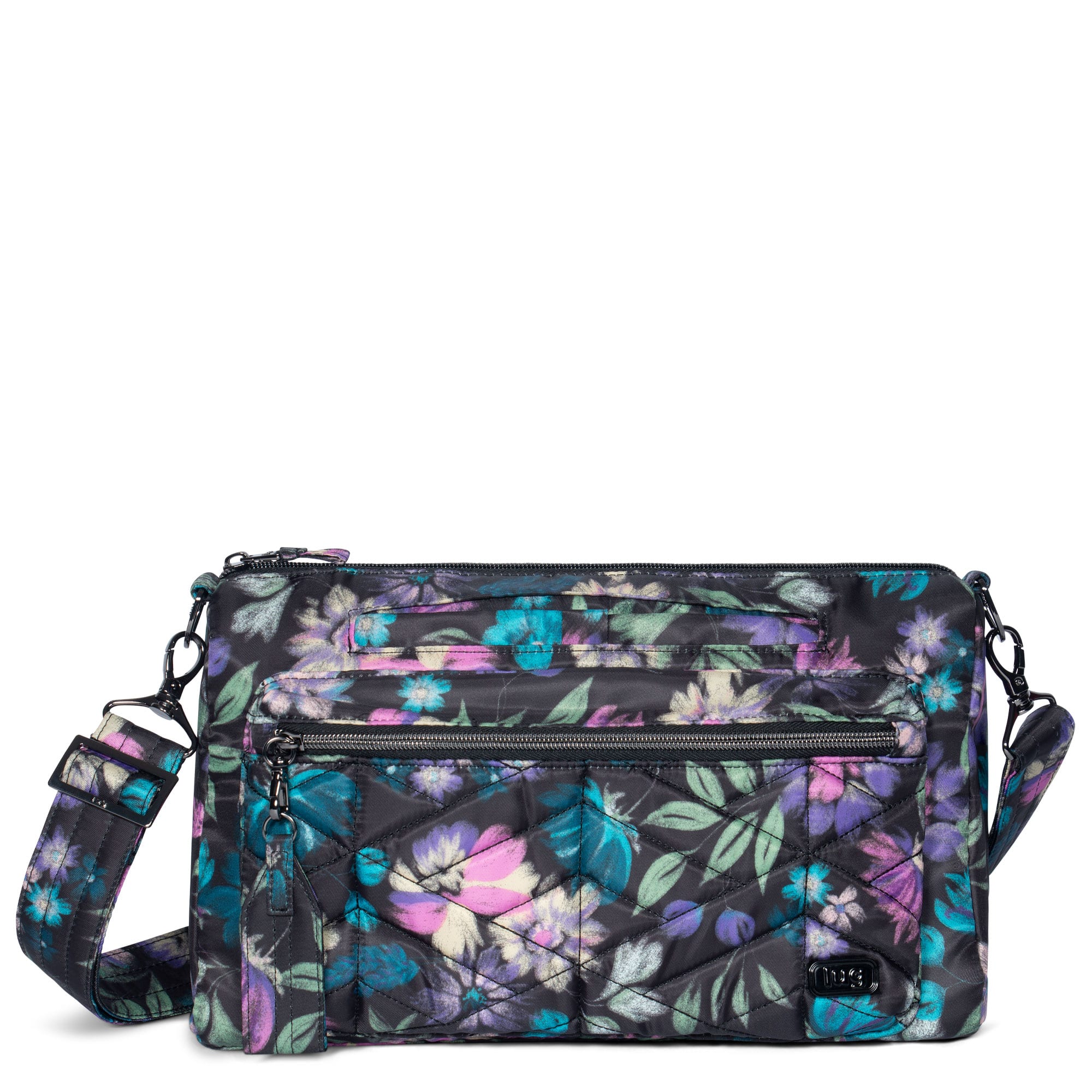 Stretch Crossbody Bag - BLOOM BLACK - Stretch_BloomBlack_01
